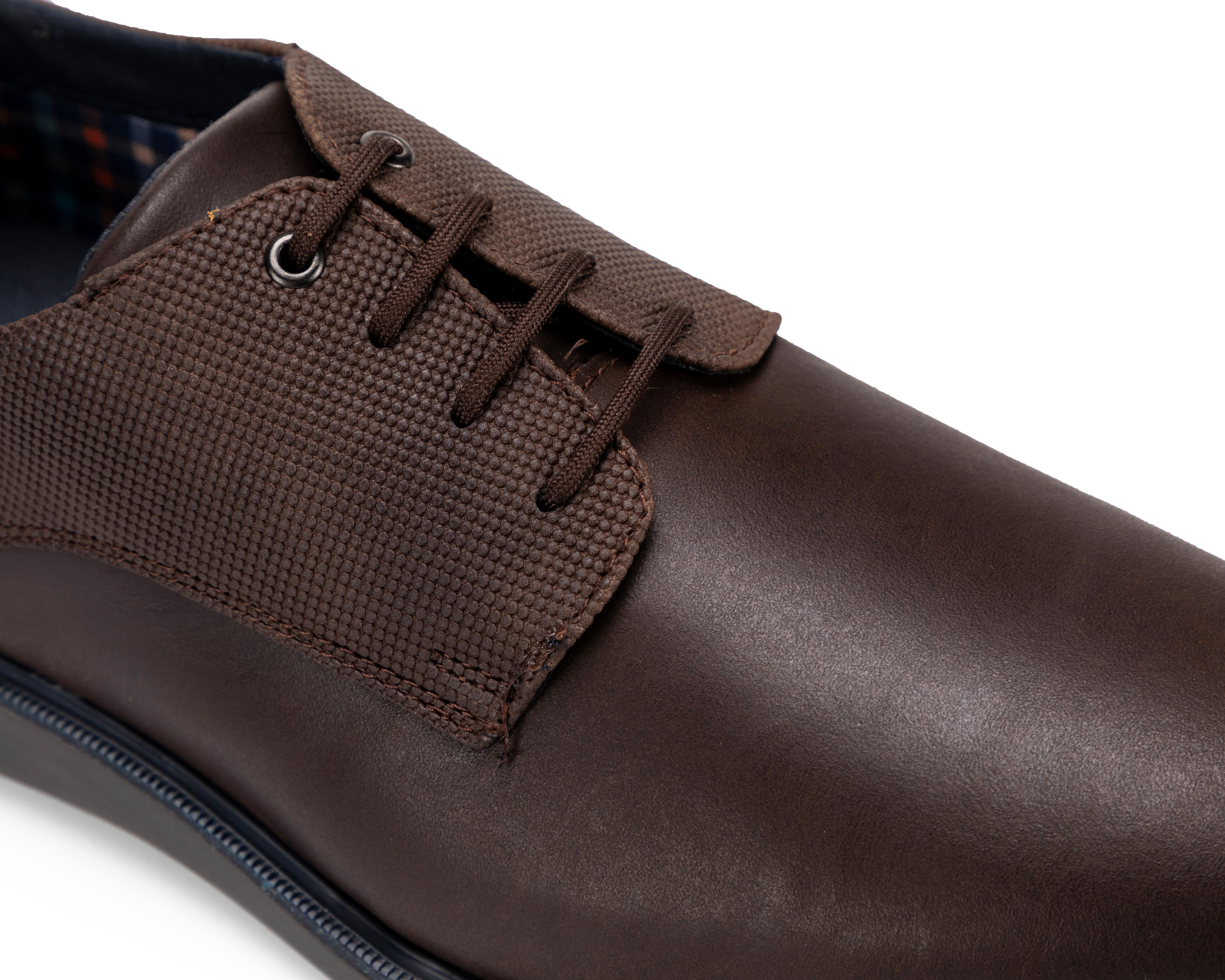 Foto 6 | Zapatos Casuales Refill de Piel para Hombre