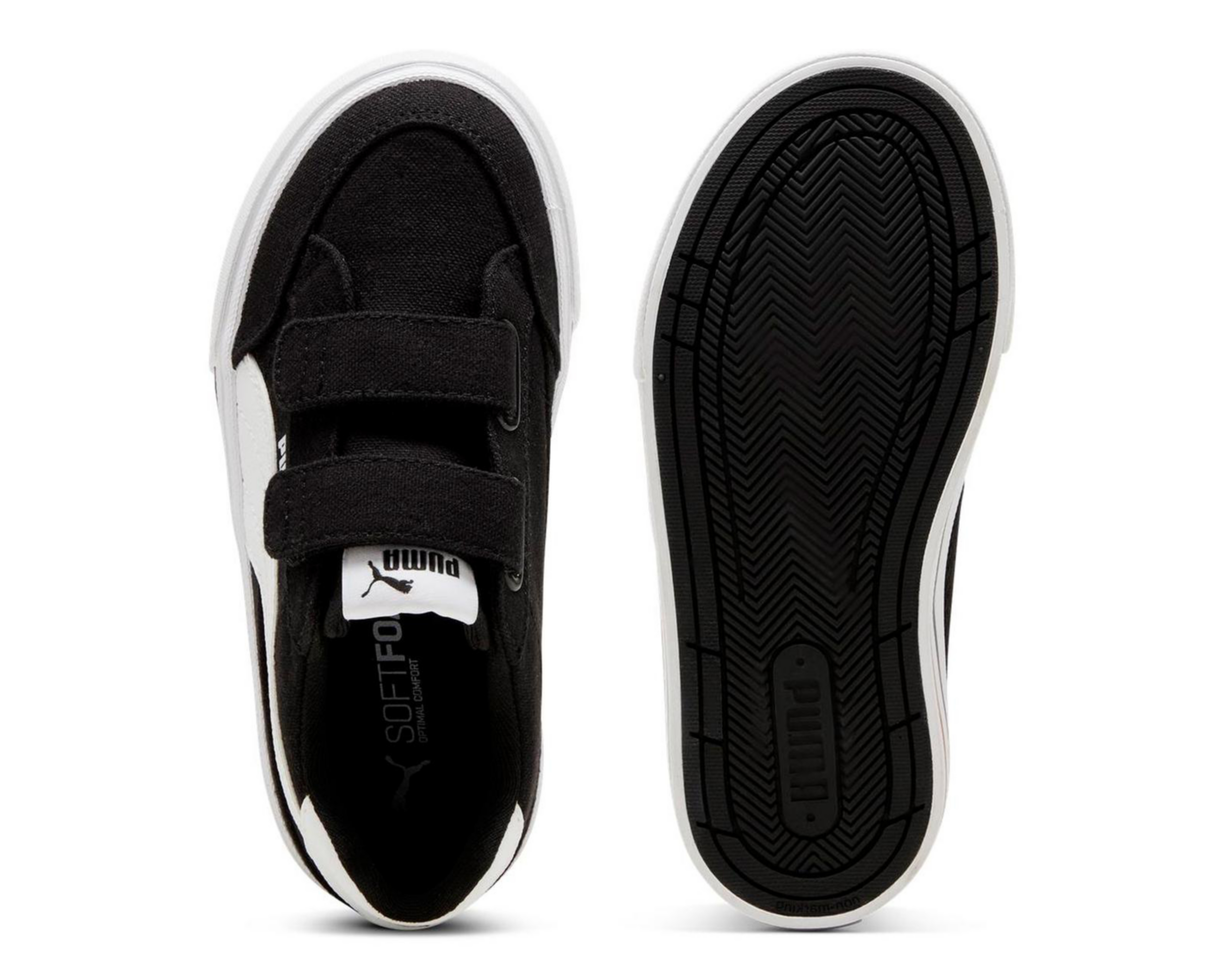 Foto 3 pulgar | Tenis Puma Court Classic Vulc Formstrip para Niño