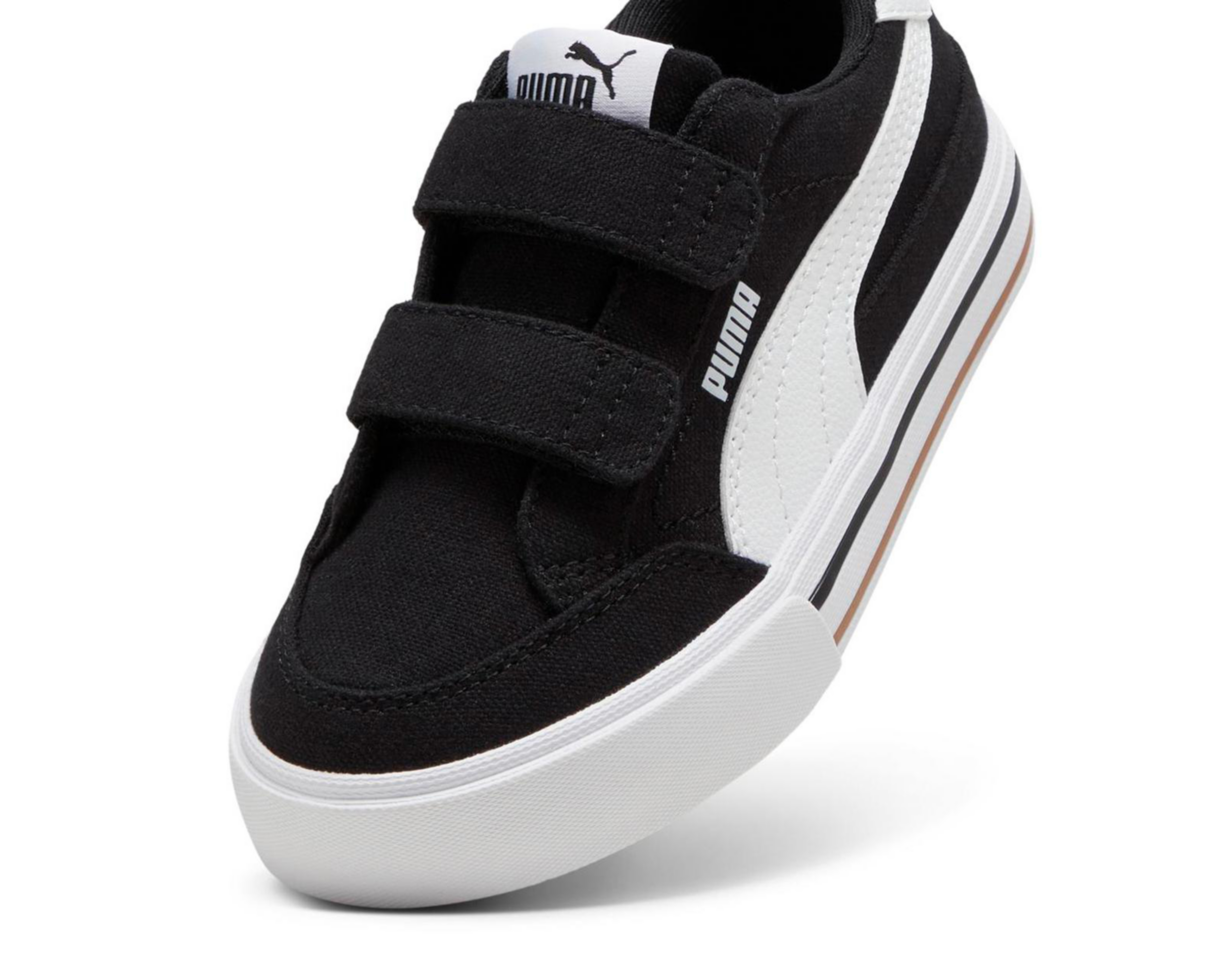 Foto 6 pulgar | Tenis Puma Court Classic Vulc Formstrip para Niño