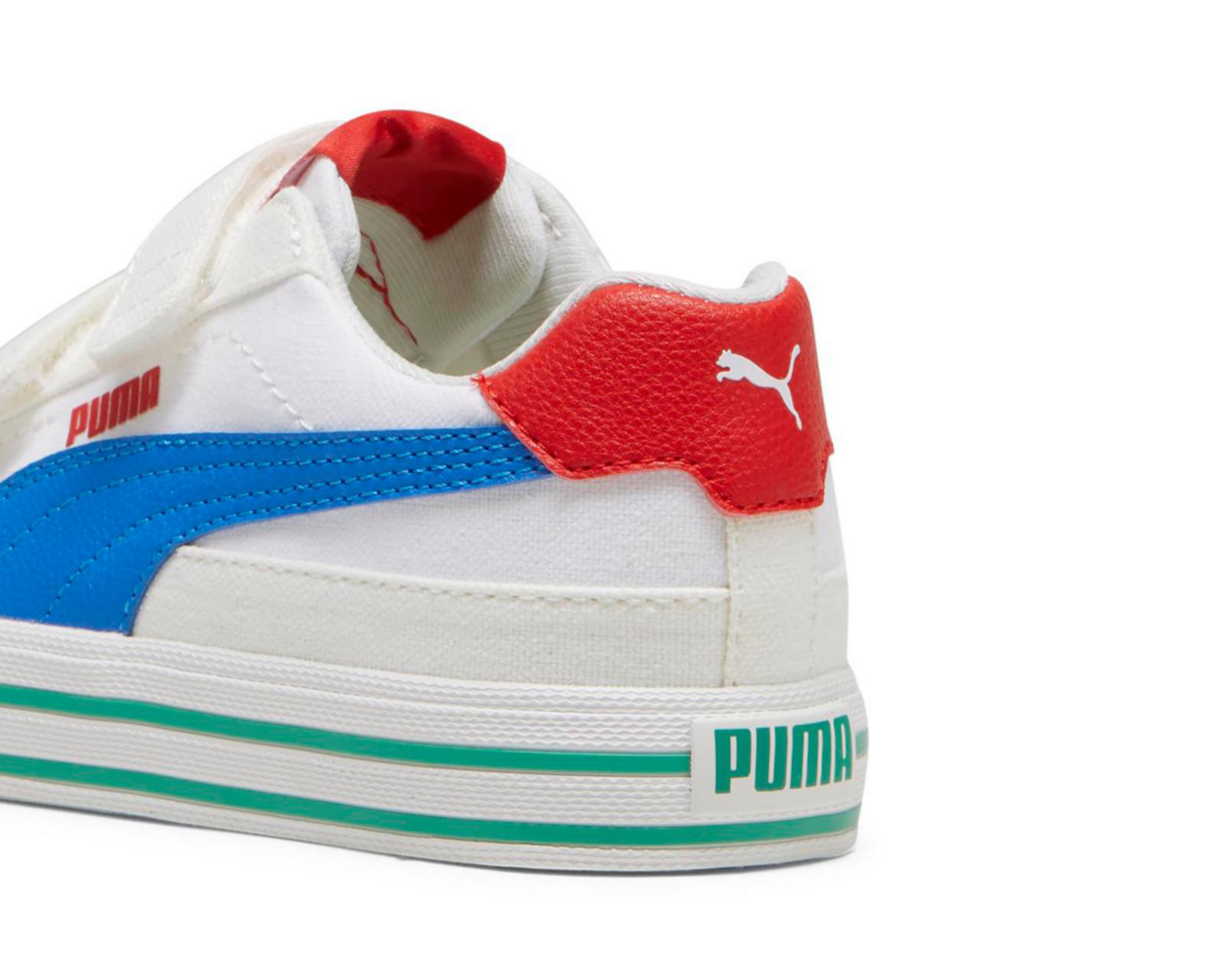 Foto 7 pulgar | Tenis Puma Court Classic Vulc Formstrip para Niño