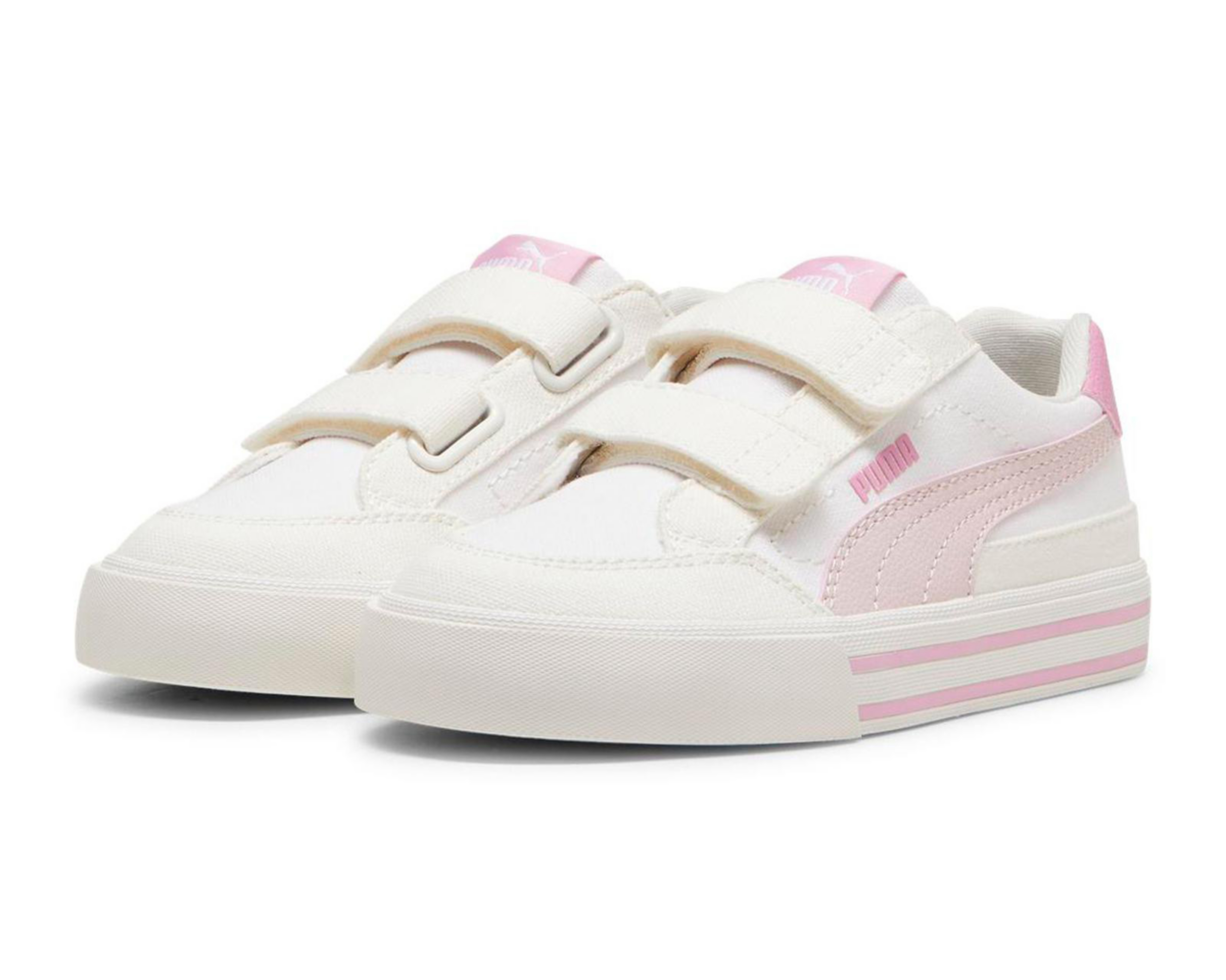 Foto 2 pulgar | Tenis Puma Court Classic Vulc Formstrip para Niña