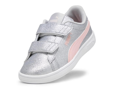 Foto 5 | Tenis Puma Smash 3.0 Glitz para Niña