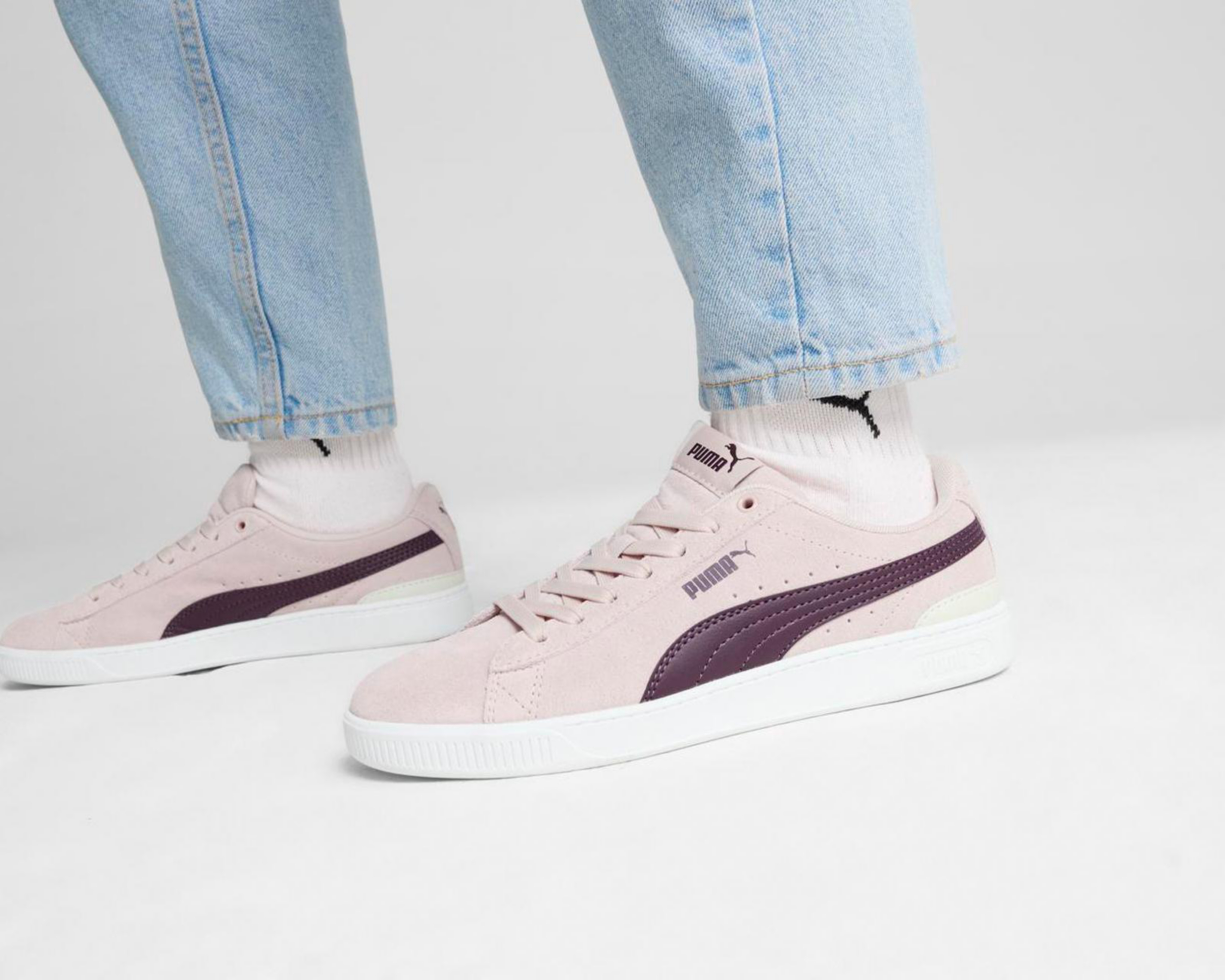 Foto 8 pulgar | Tenis Puma Vikky V3 para Mujer
