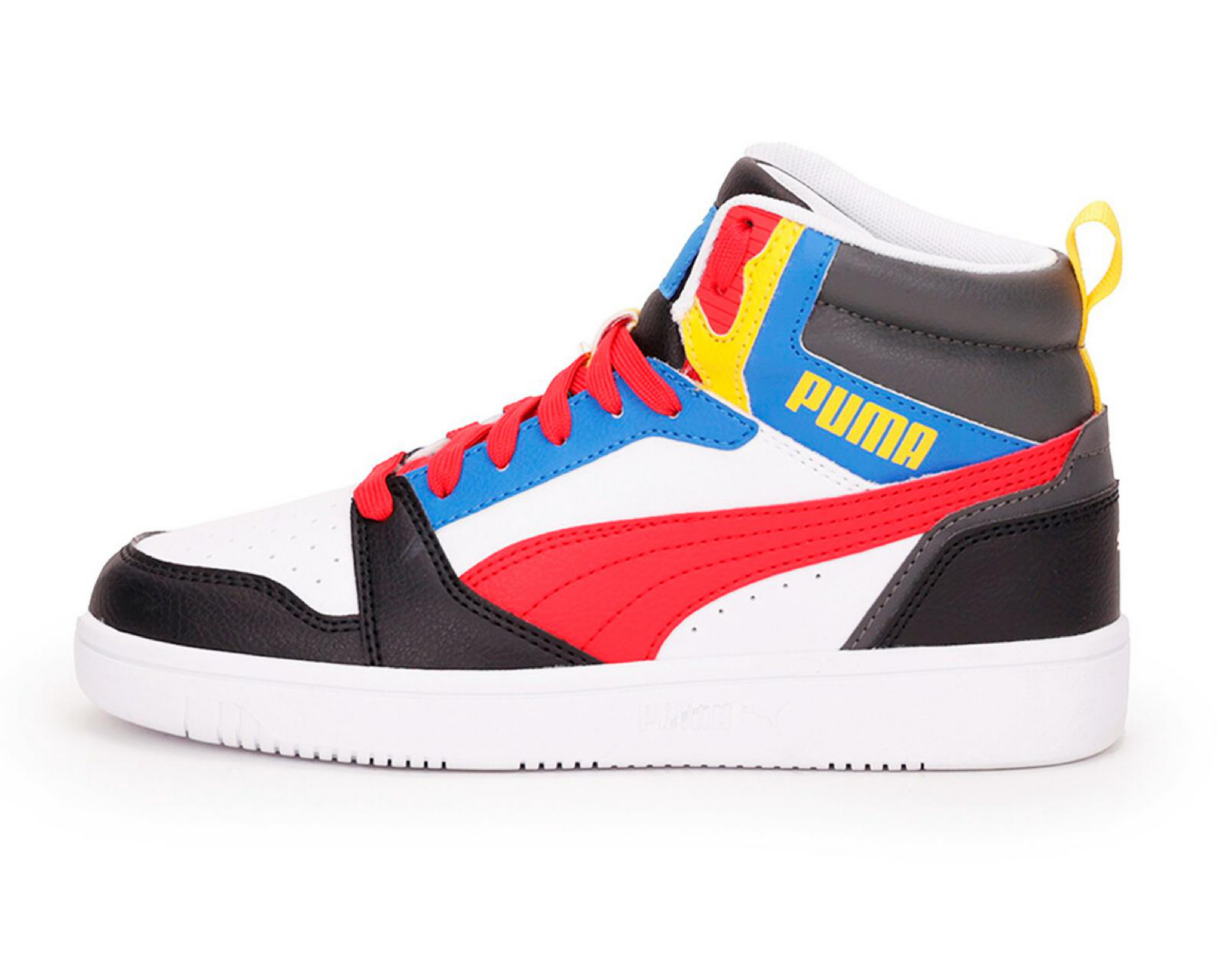 Foto 3 | Tenis Puma Rebound V6 Mid Juveniles