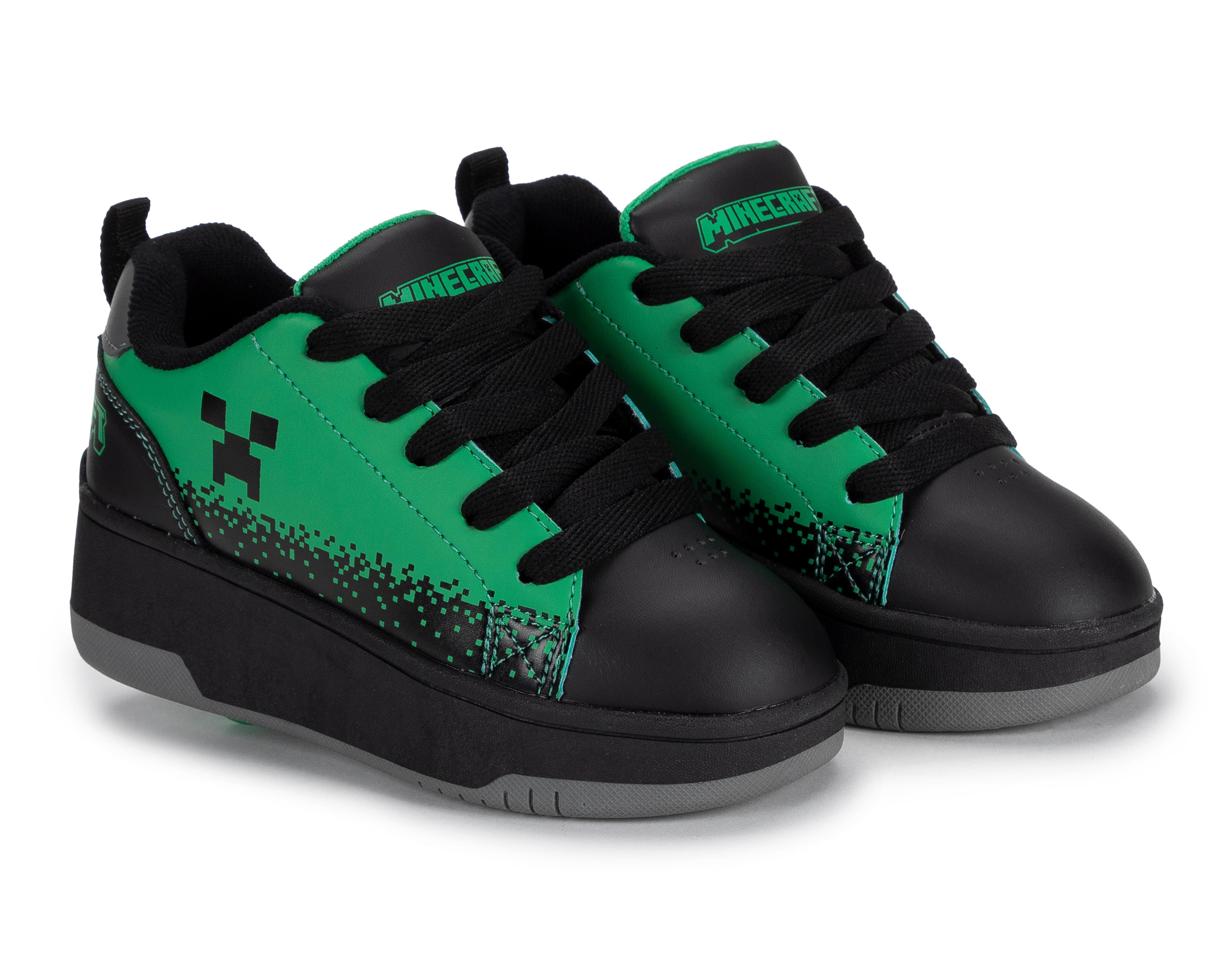 Tenis Patines para Niño Heelys Minecraft $699