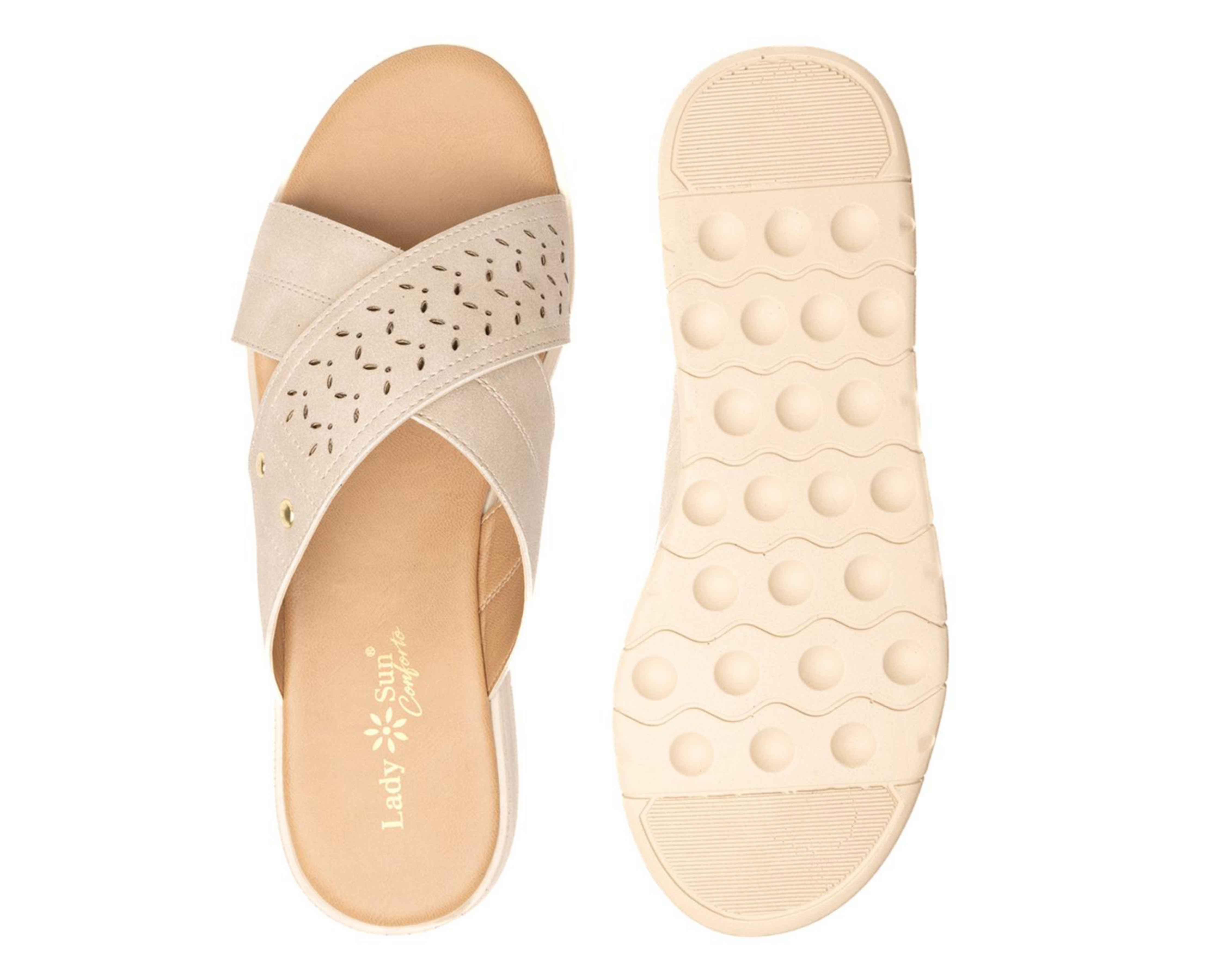 Foto 3 pulgar | Sandalias Lady Sun Conforto para Mujer