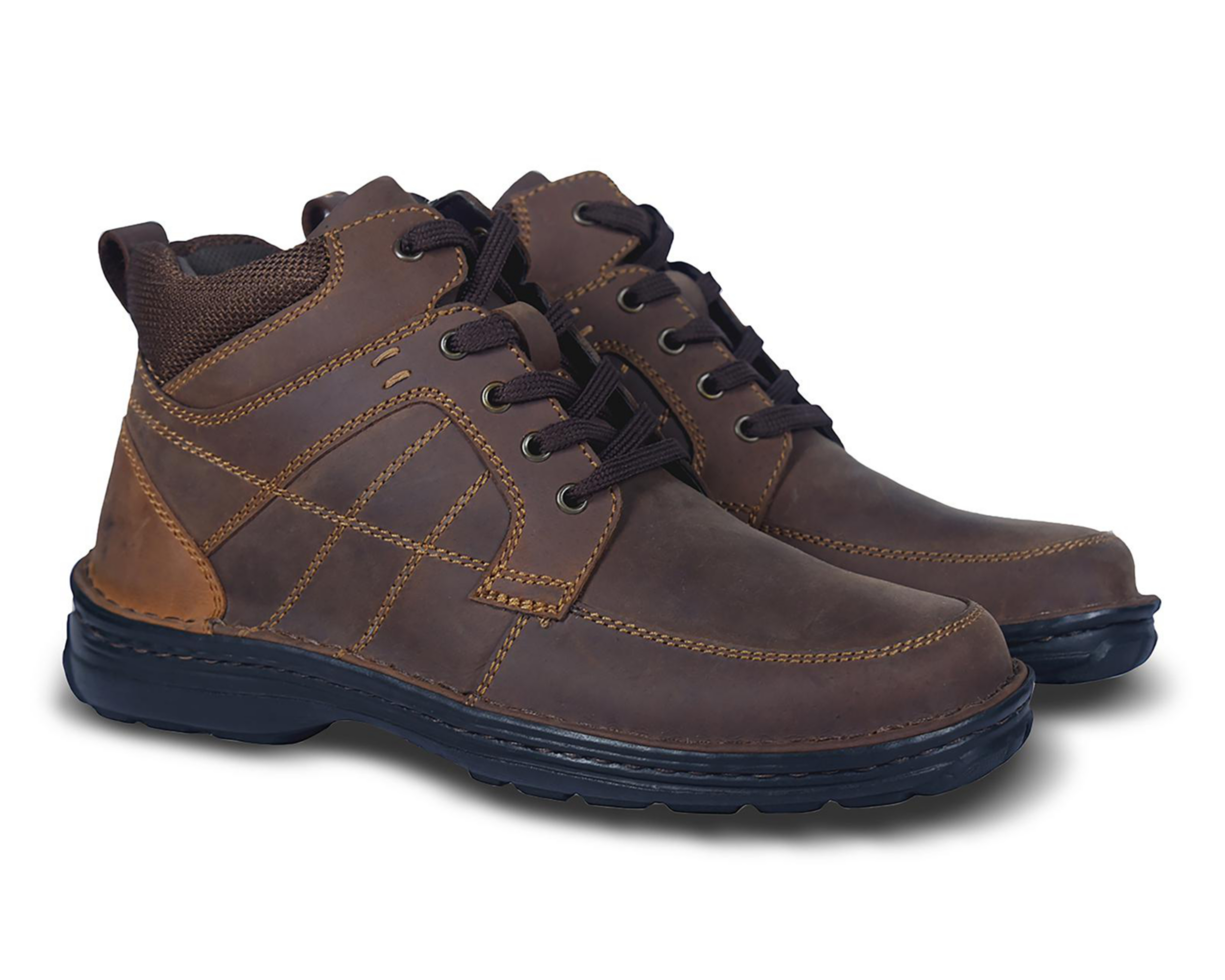 Foto 2 pulgar | Botas Confort Porto Sur de Piel para Hombre