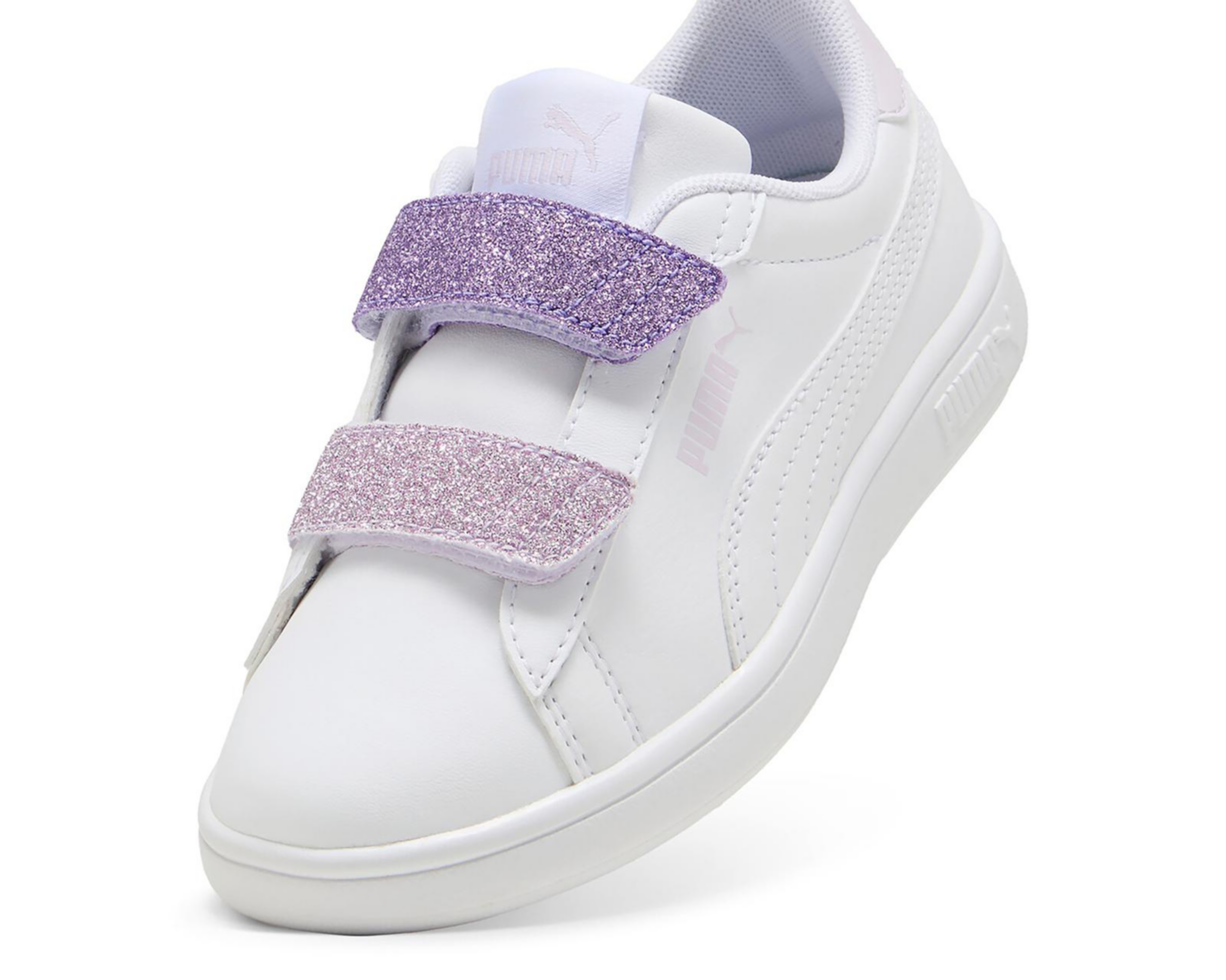 Foto 6 pulgar | Tenis Puma Smash 3.0 L Glitter para Niña