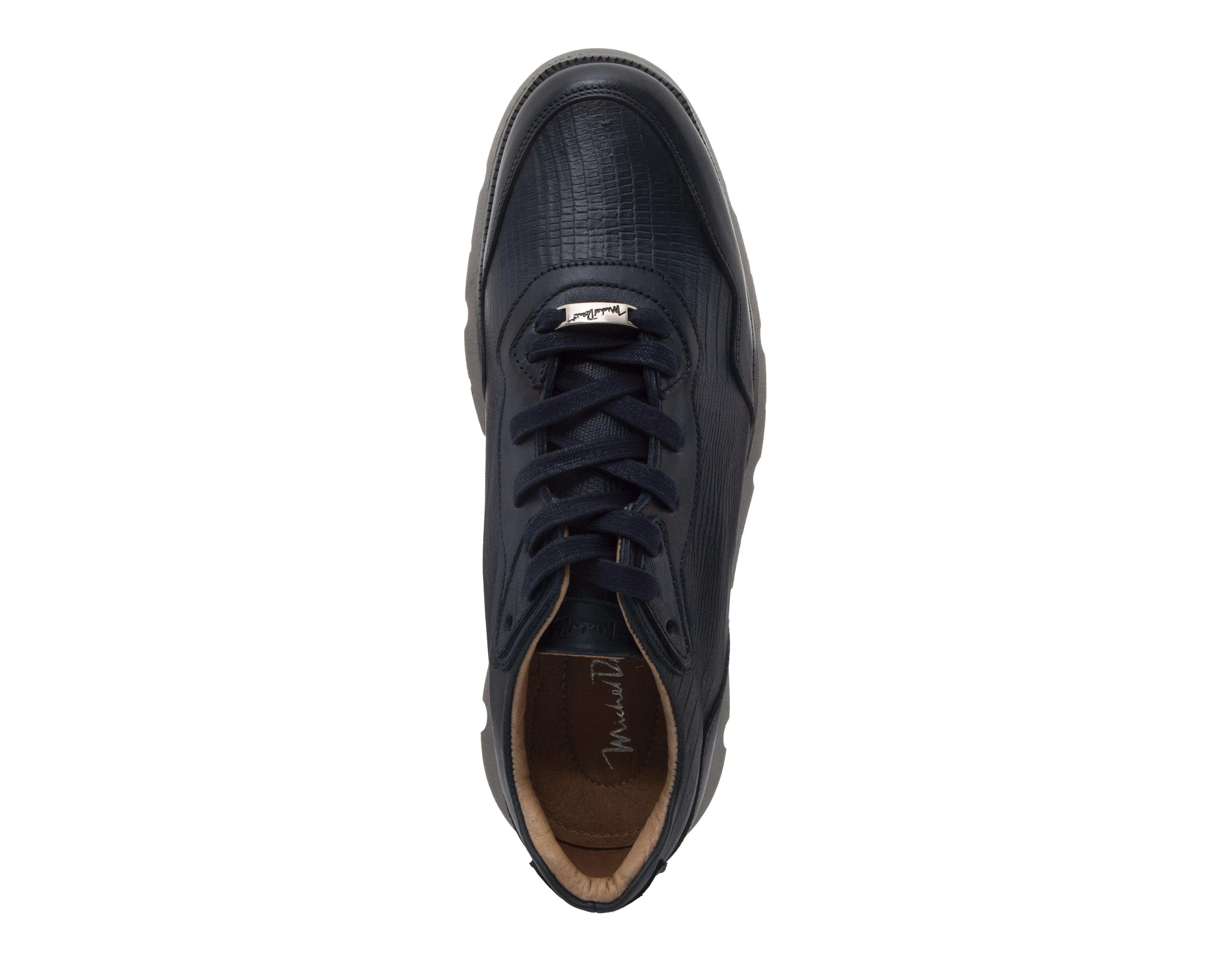 Foto 6 pulgar | Tenis Casuales Michel Domit de Piel para Hombre