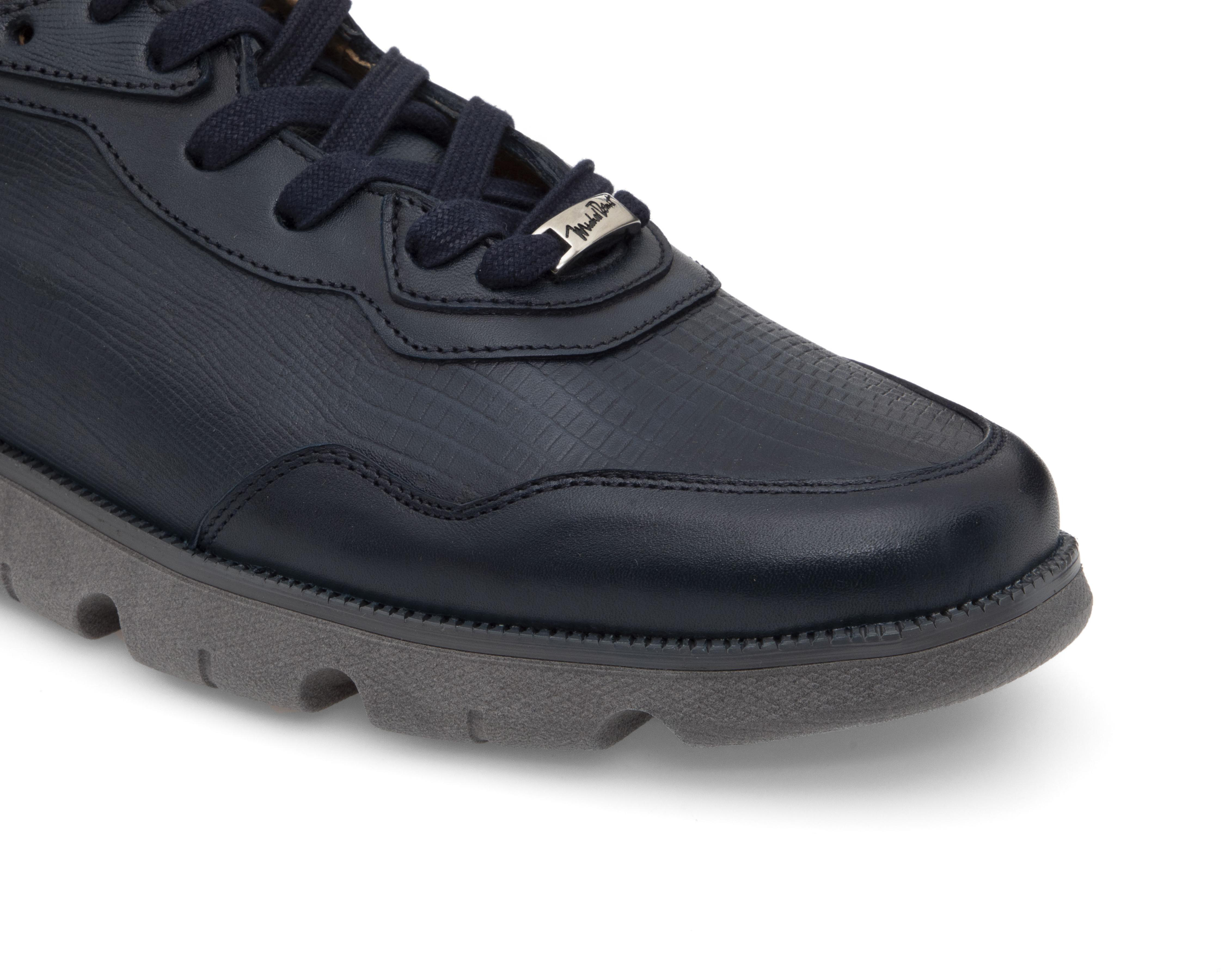 Foto 7 pulgar | Tenis Casuales Michel Domit de Piel para Hombre