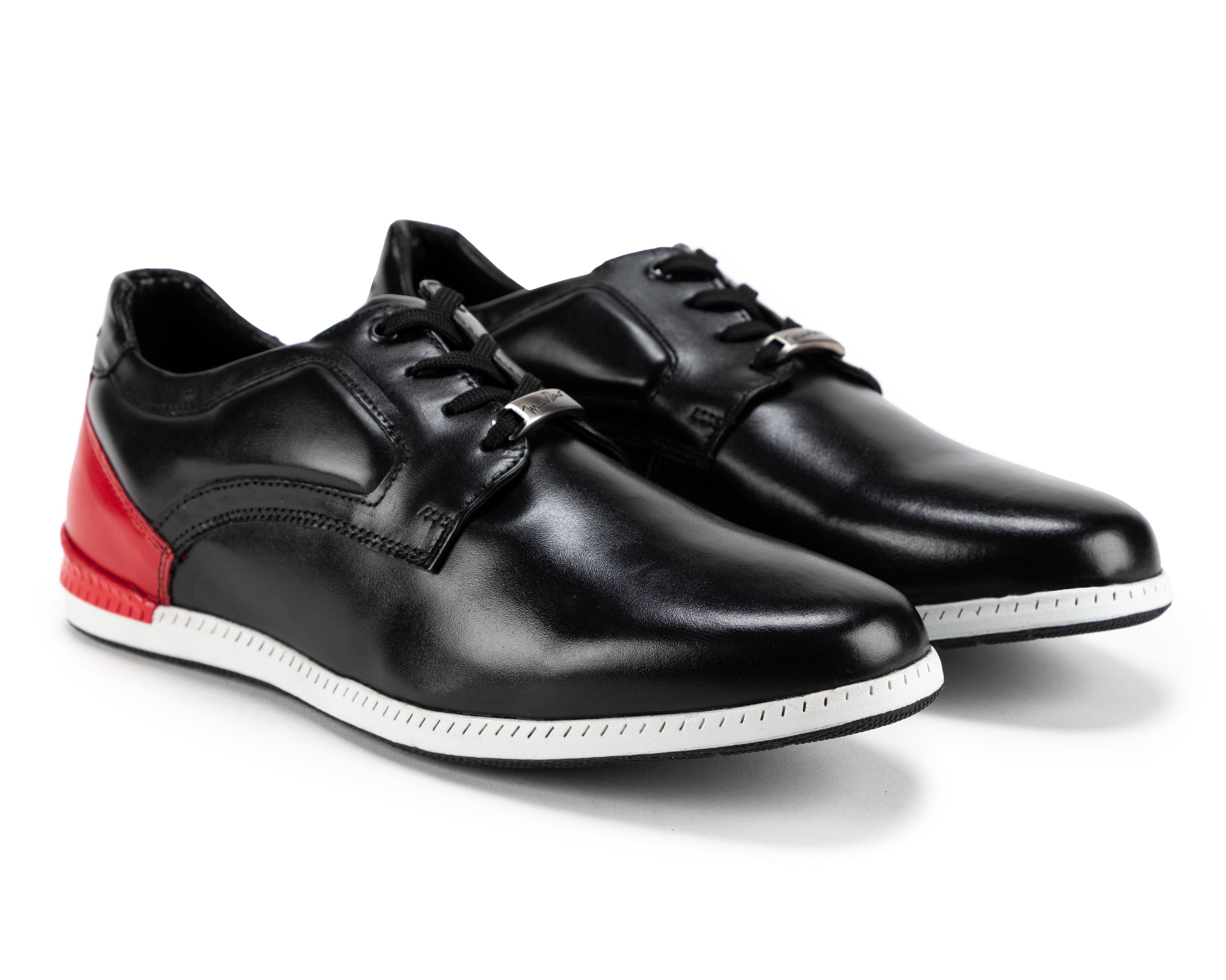 Foto 2 pulgar | Zapatos Casuales Michel Domit de Piel para Hombre