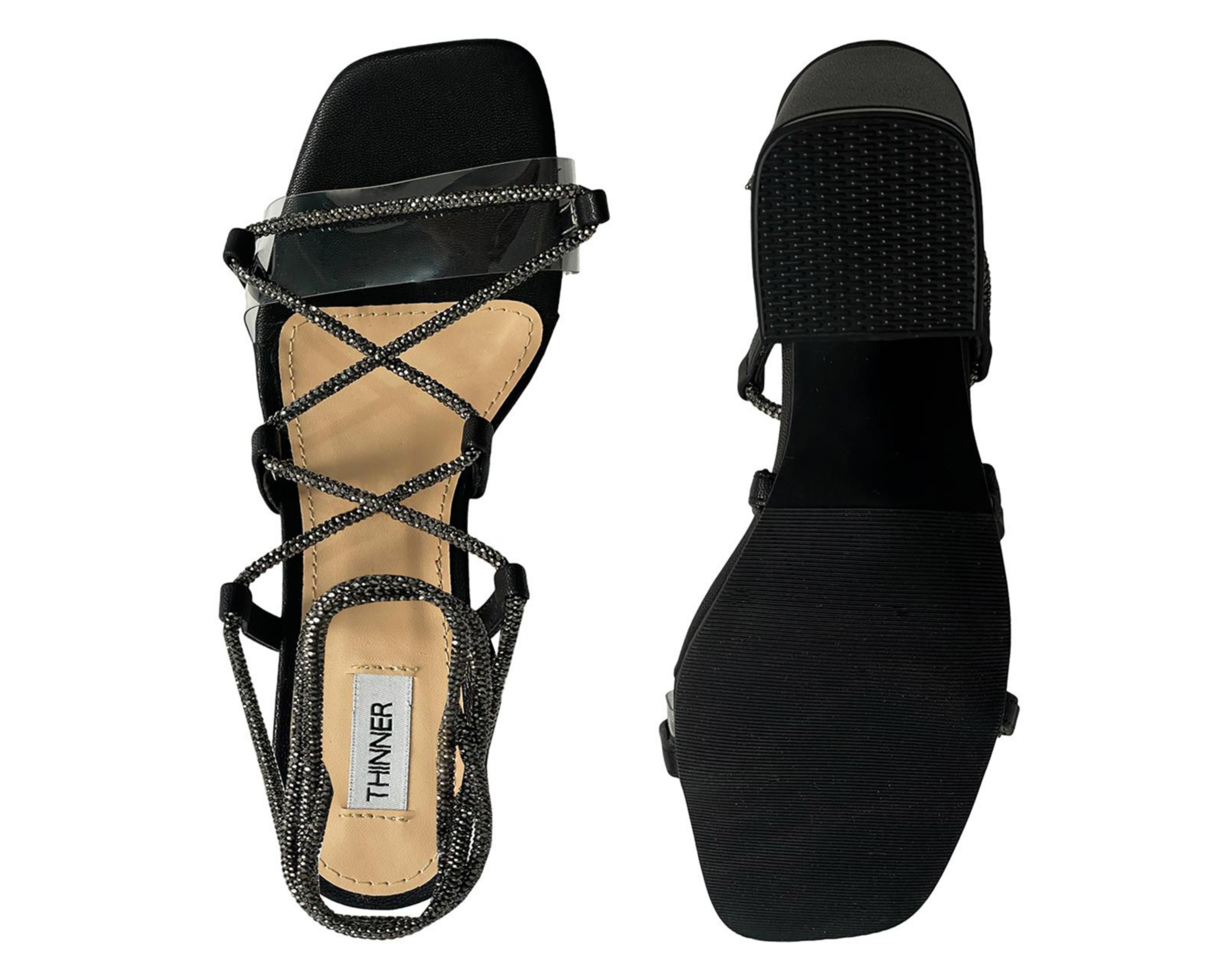 Foto 2 | Sandalias de Tacón Thinner para Mujer