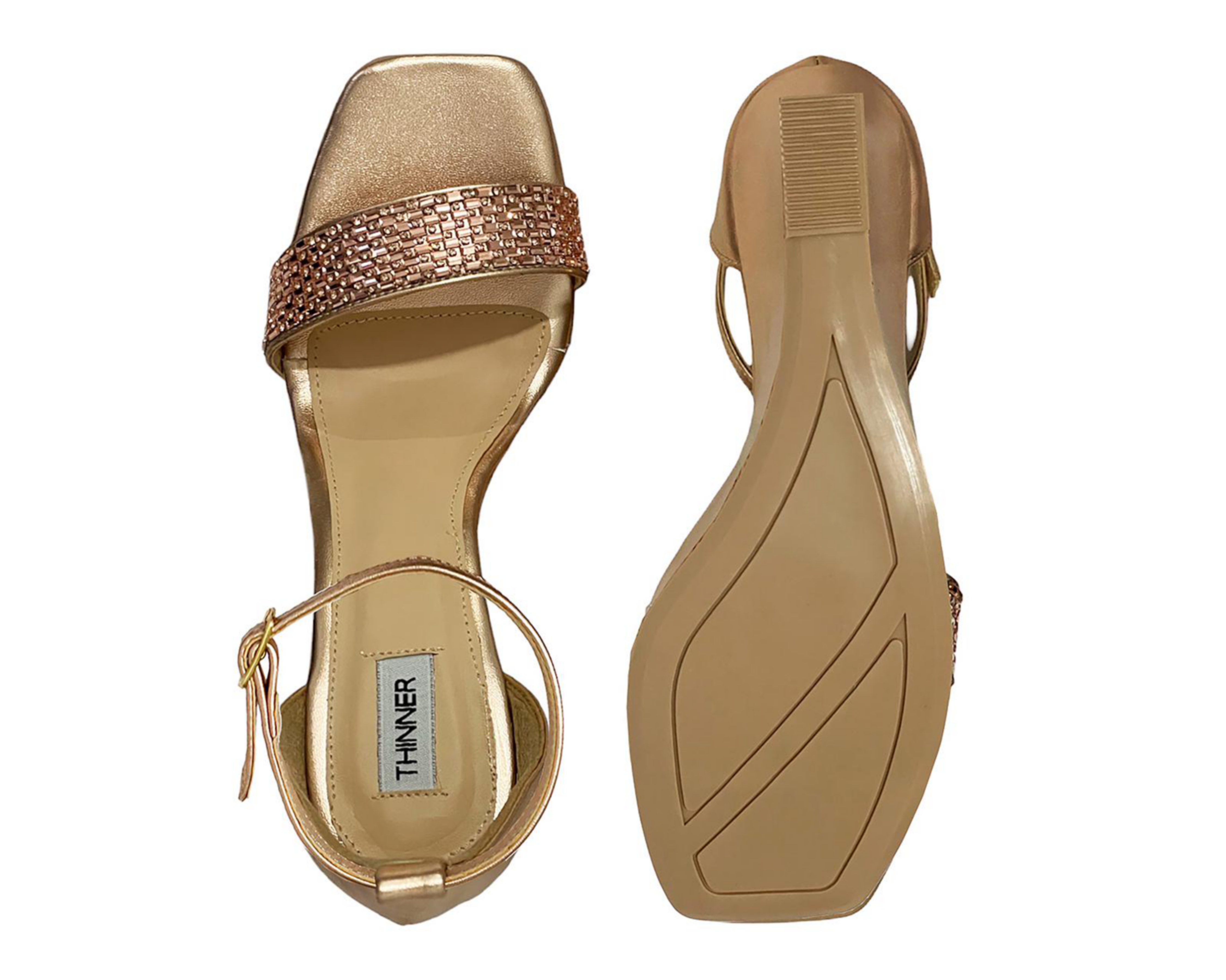Foto 3 pulgar | Sandalias Casuales Thinner para Mujer