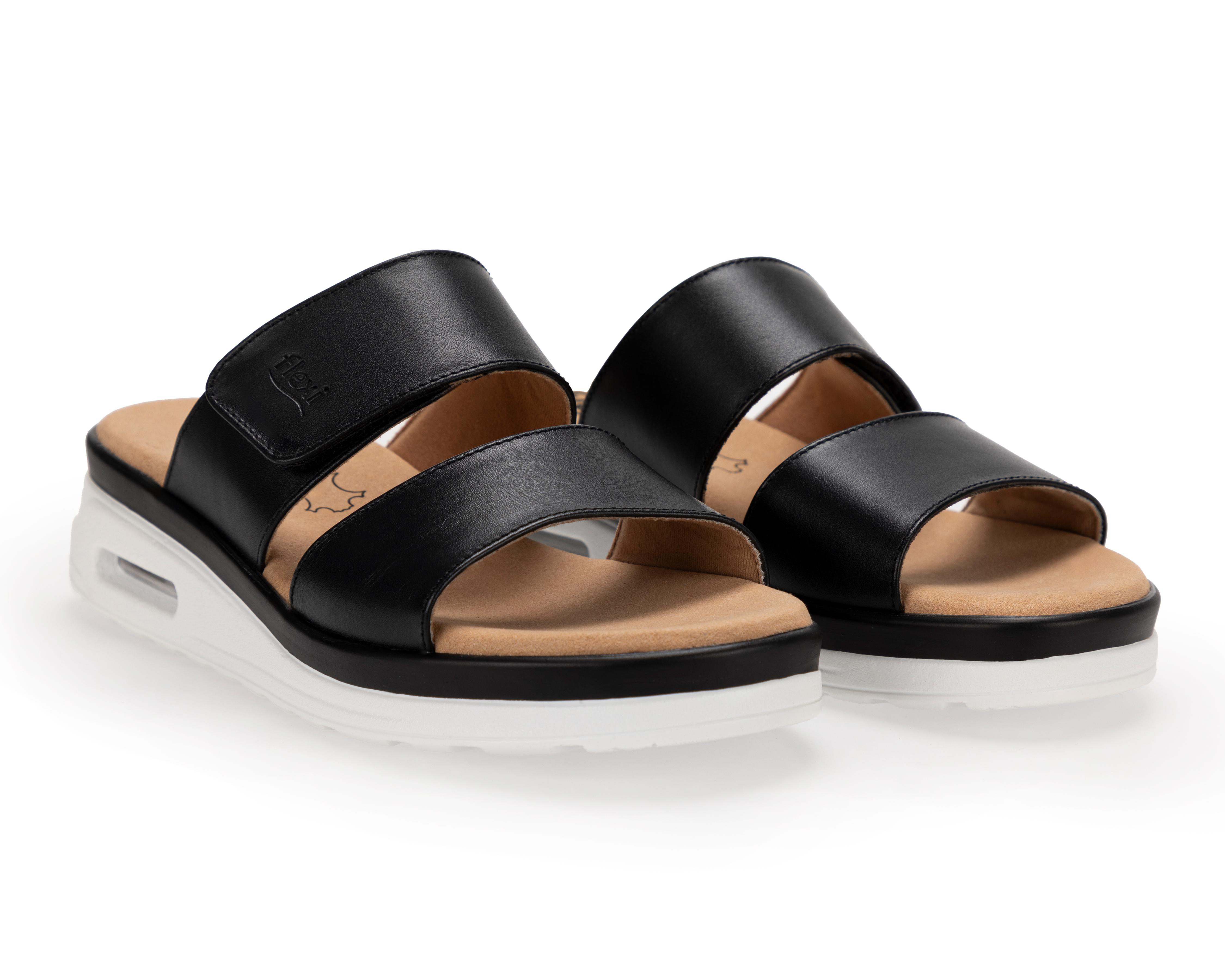 Sandalias Confort Flexi de Piel para Mujer $699