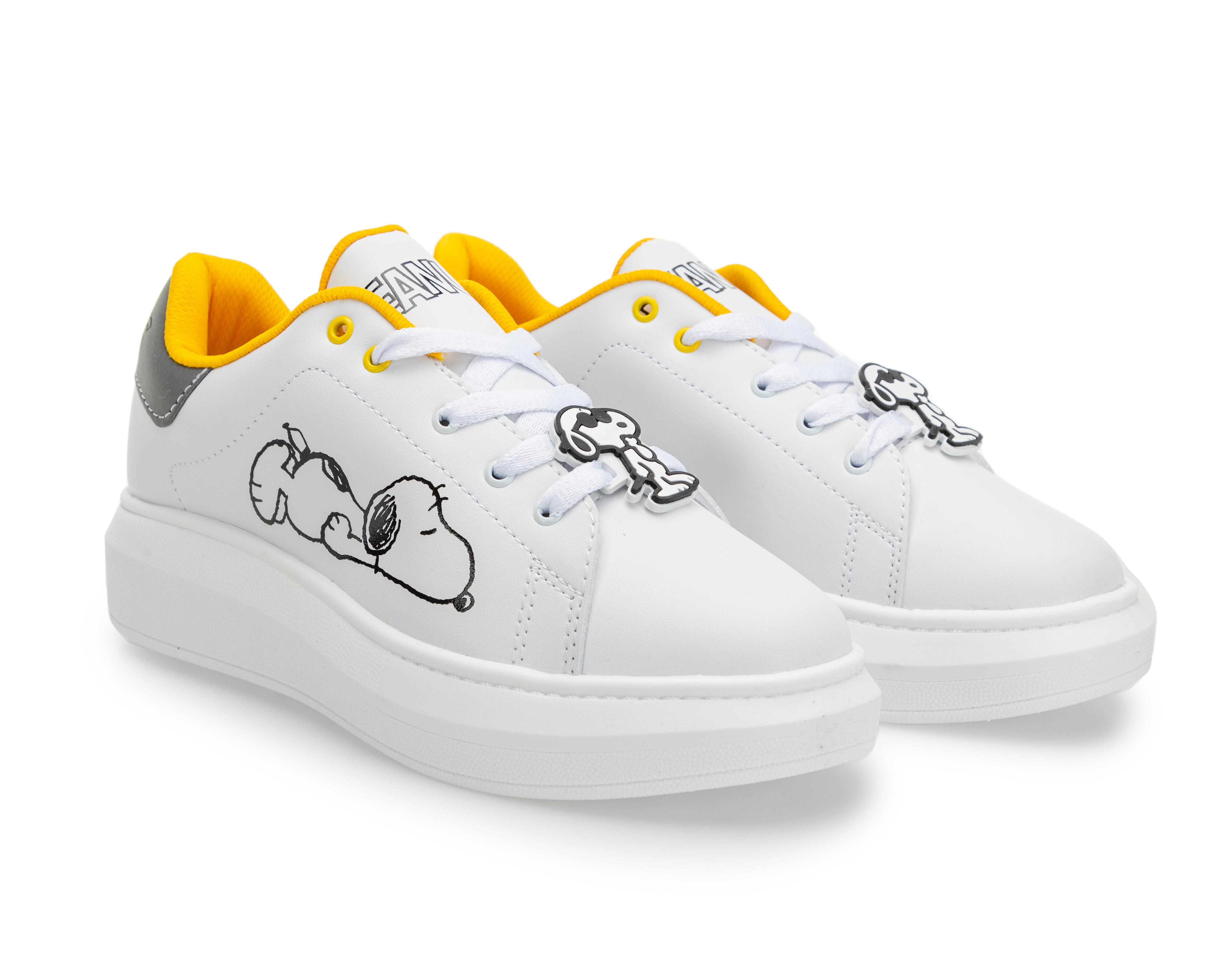 Tenis Casuales Peanuts para Mujer $499