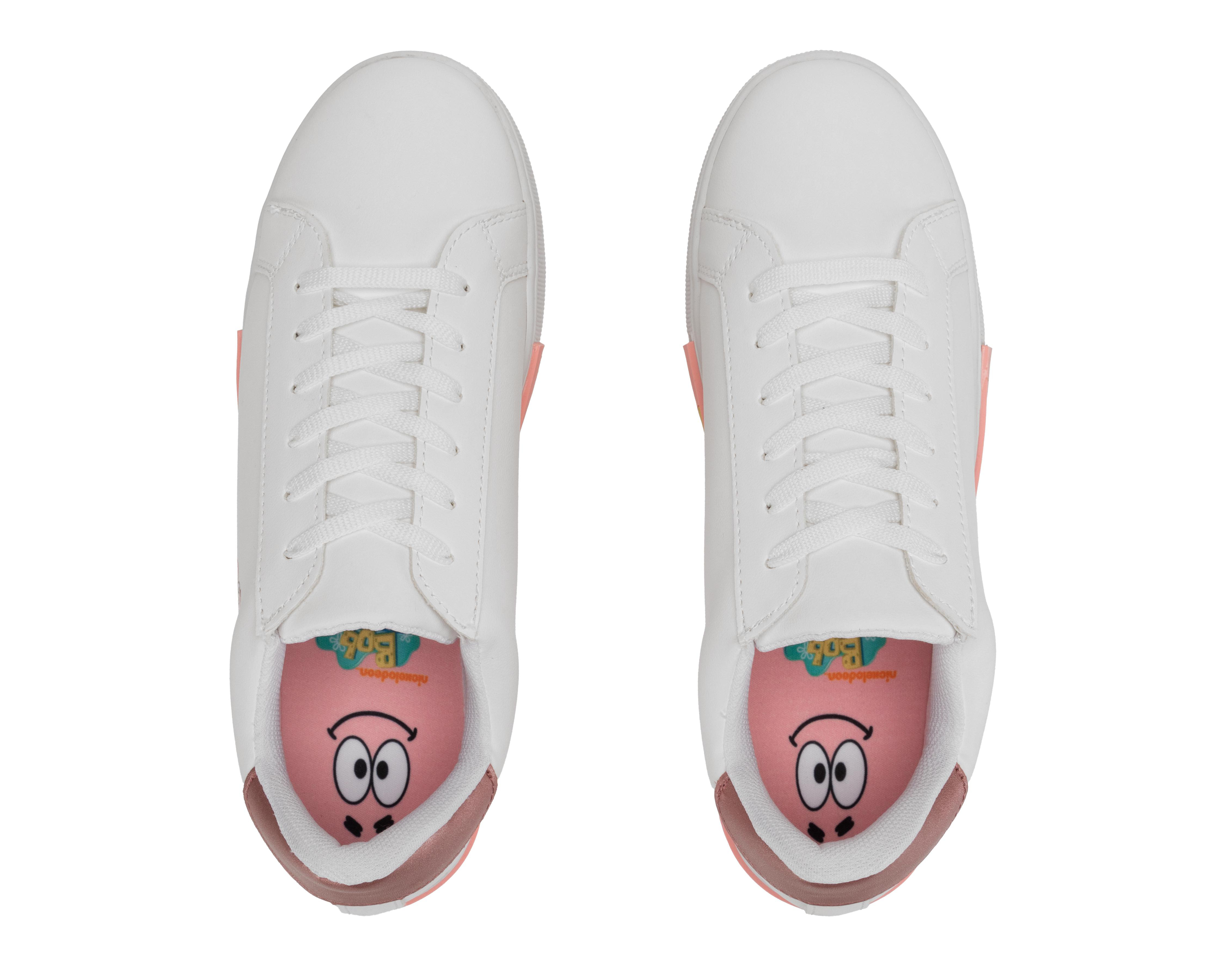 Foto 4 pulgar | Tenis Casuales Bob Esponja para Mujer