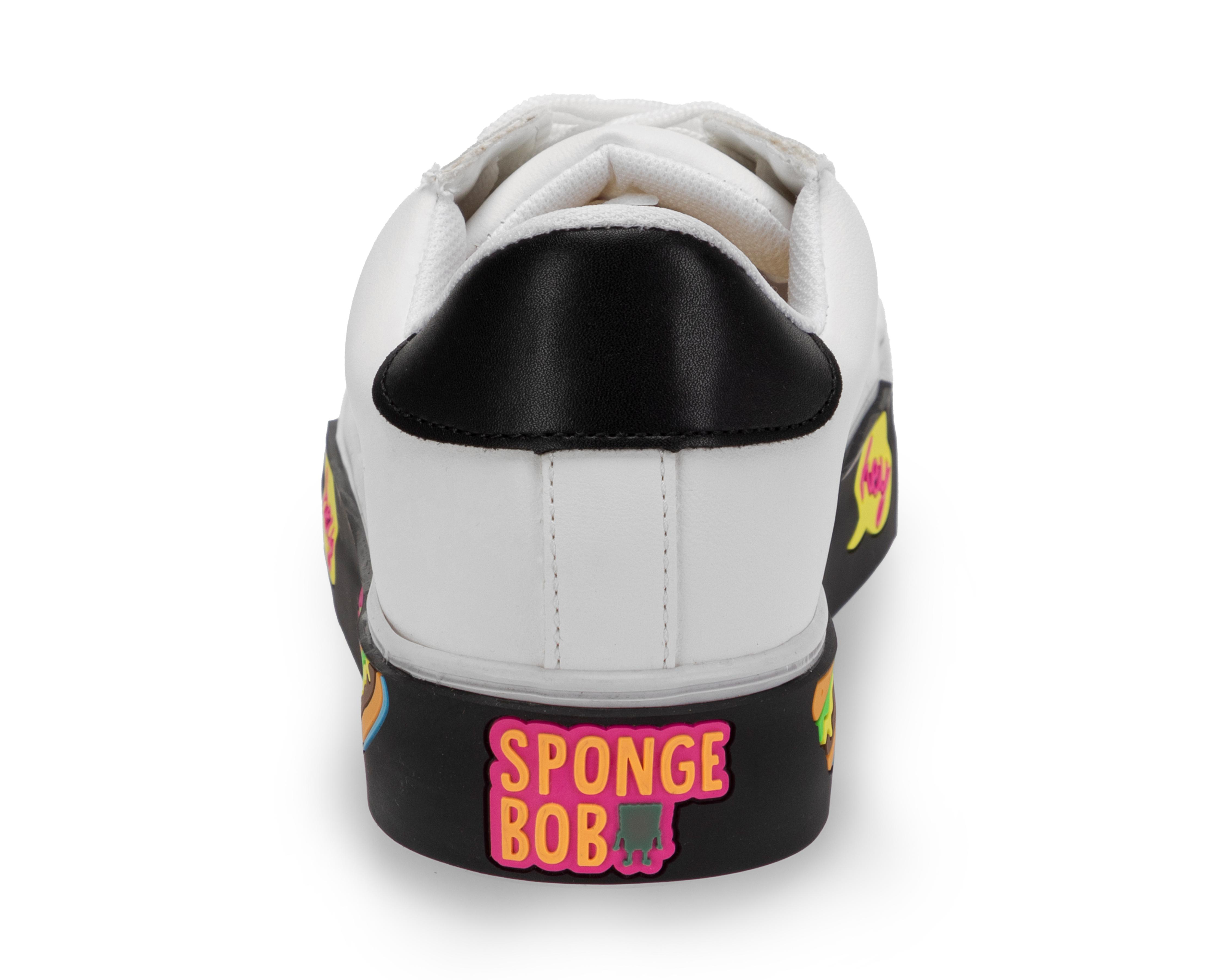 Foto 7 pulgar | Tenis Casuales Bob Esponja para Mujer