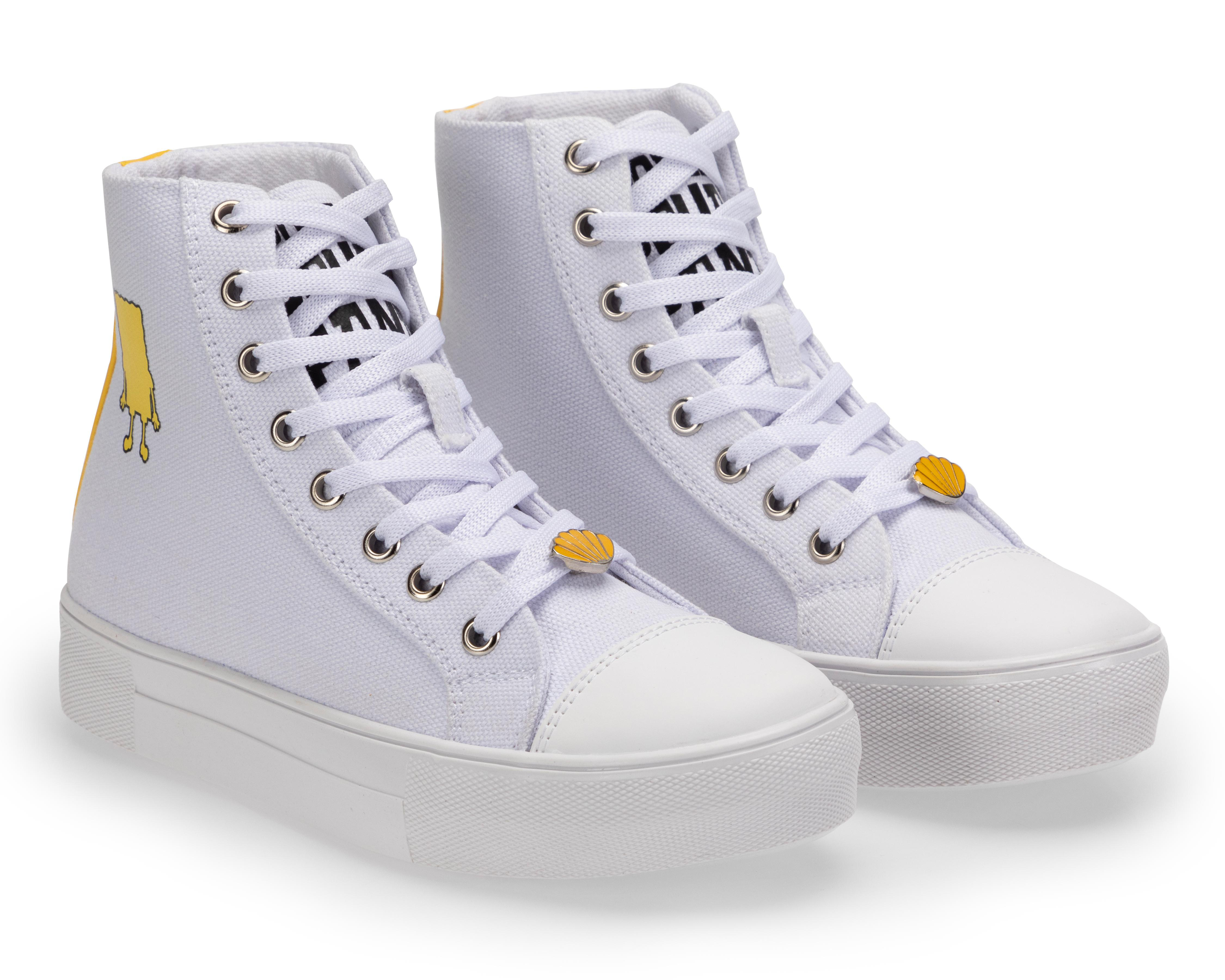 Tenis Casuales Bob Esponja para Mujer