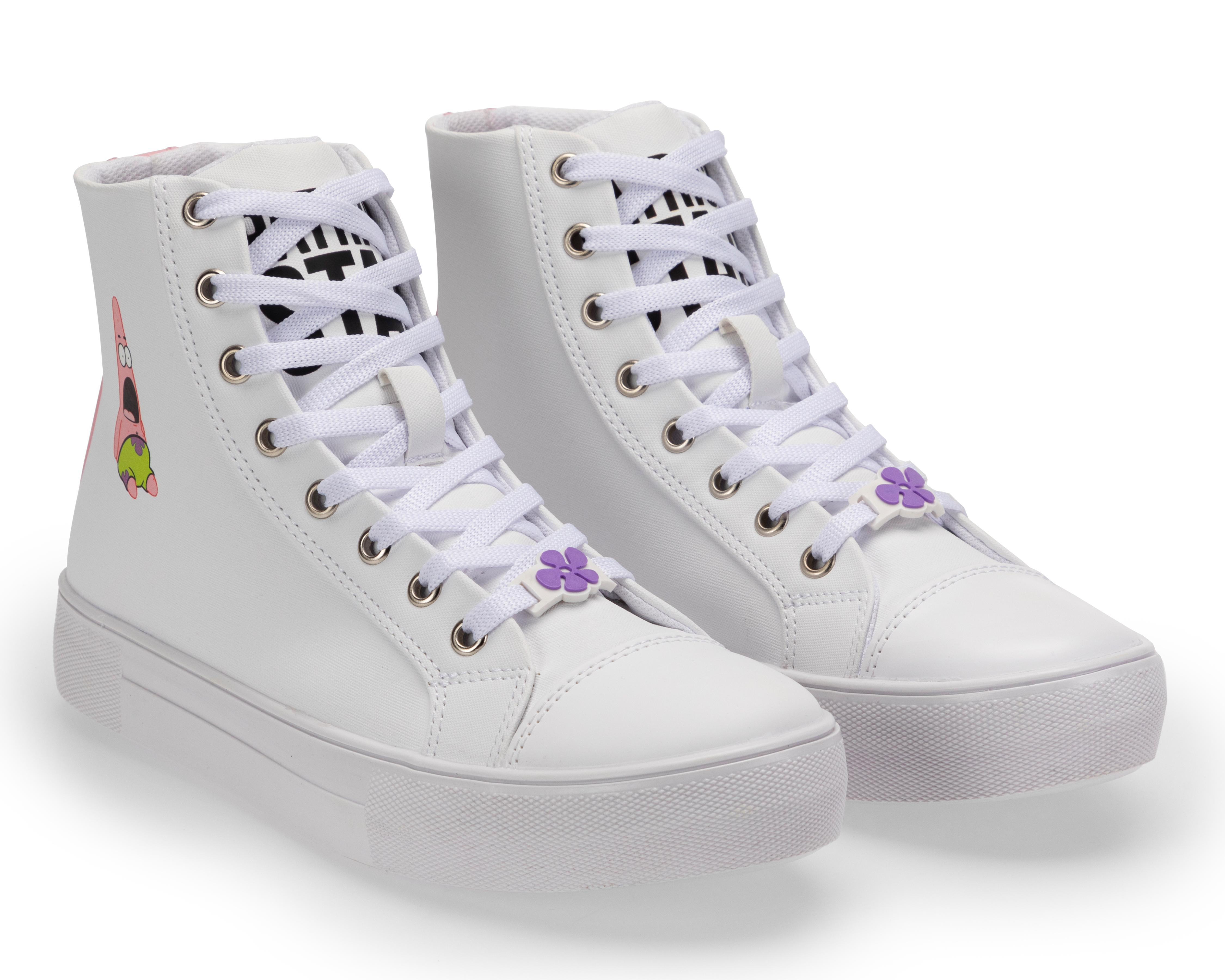 Tenis Casuales Bob Esponja para Mujer