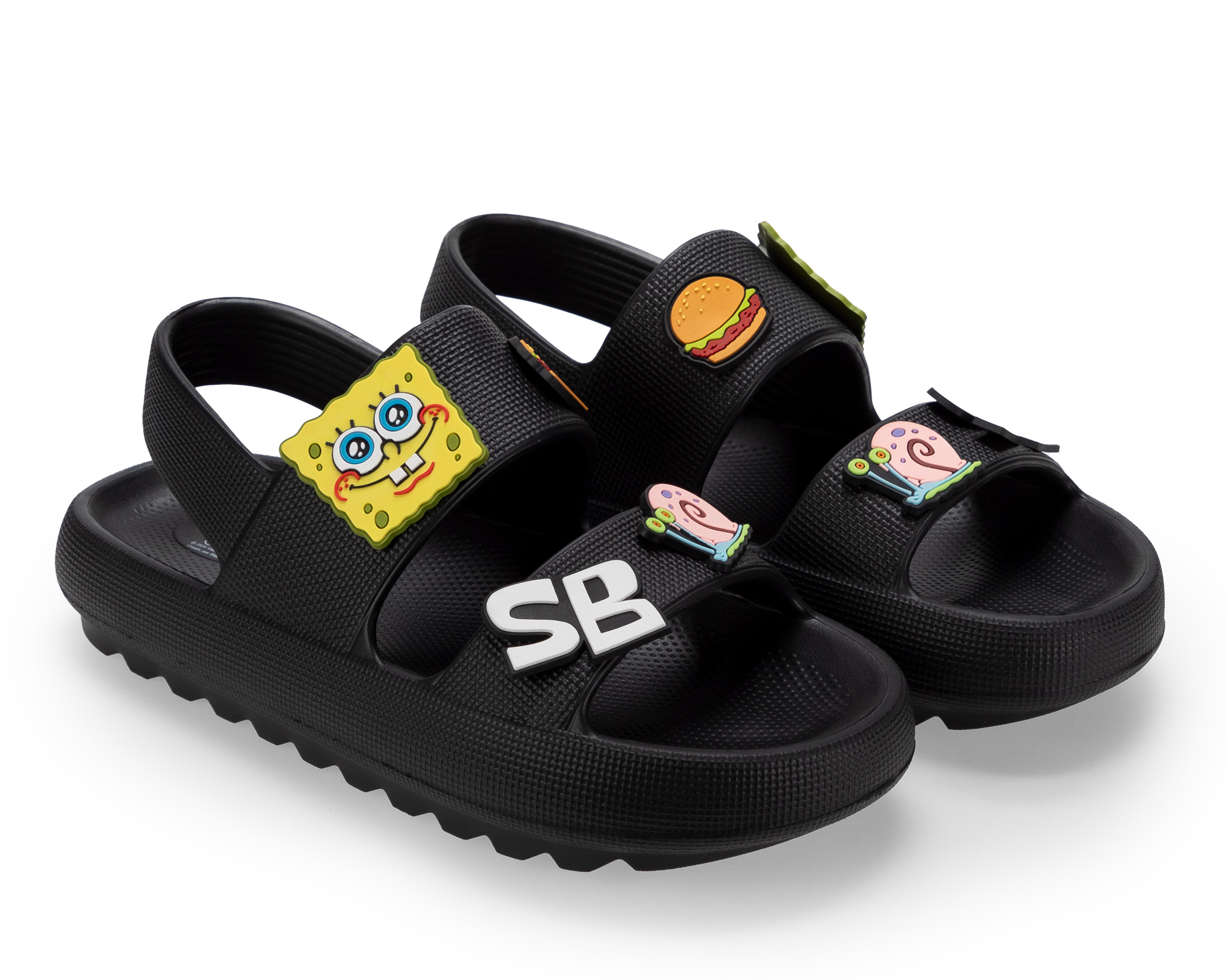 Foto 2 pulgar | Sandalias de Playa Bob Esponja para Mujer