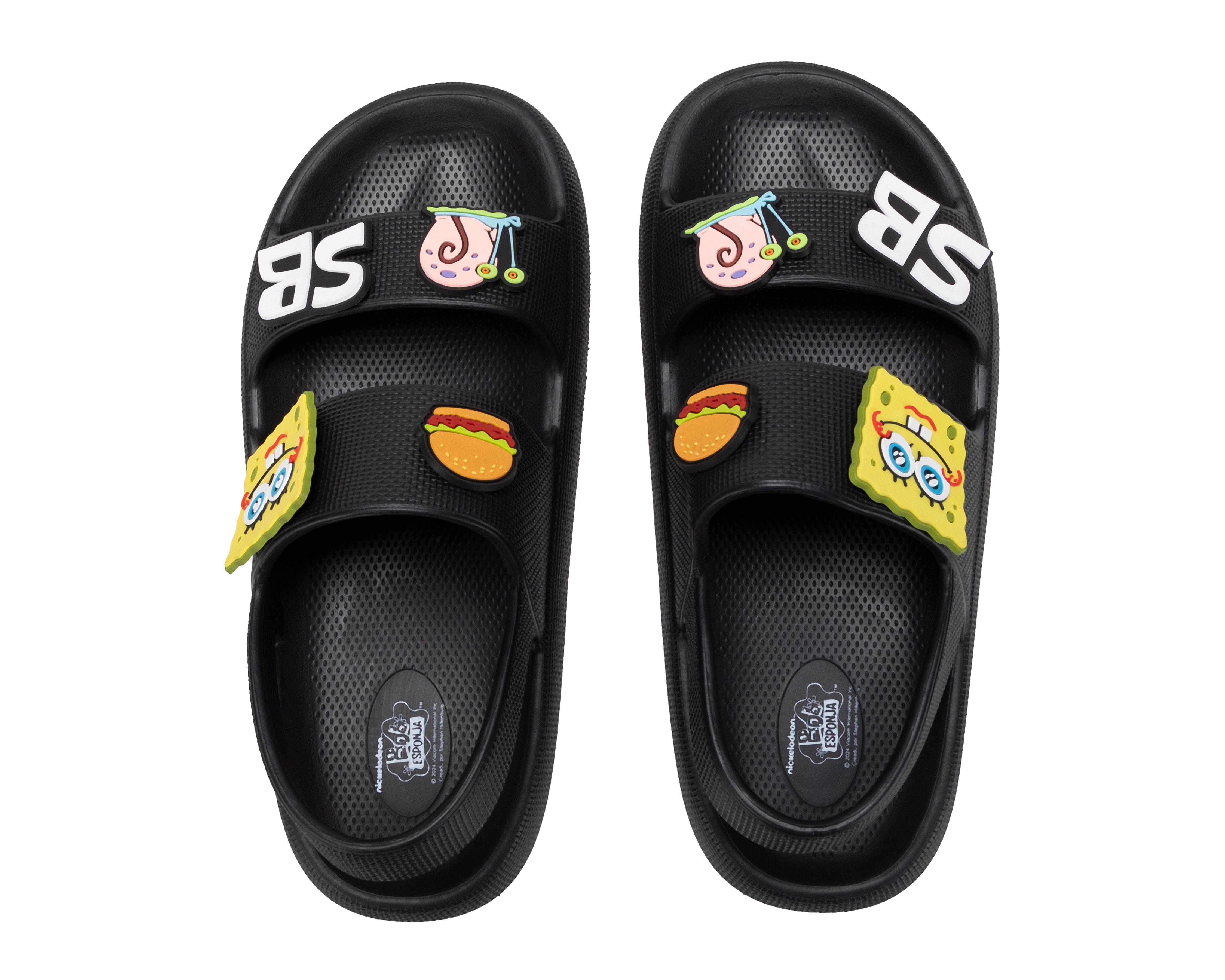 Foto 4 pulgar | Sandalias de Playa Bob Esponja para Mujer