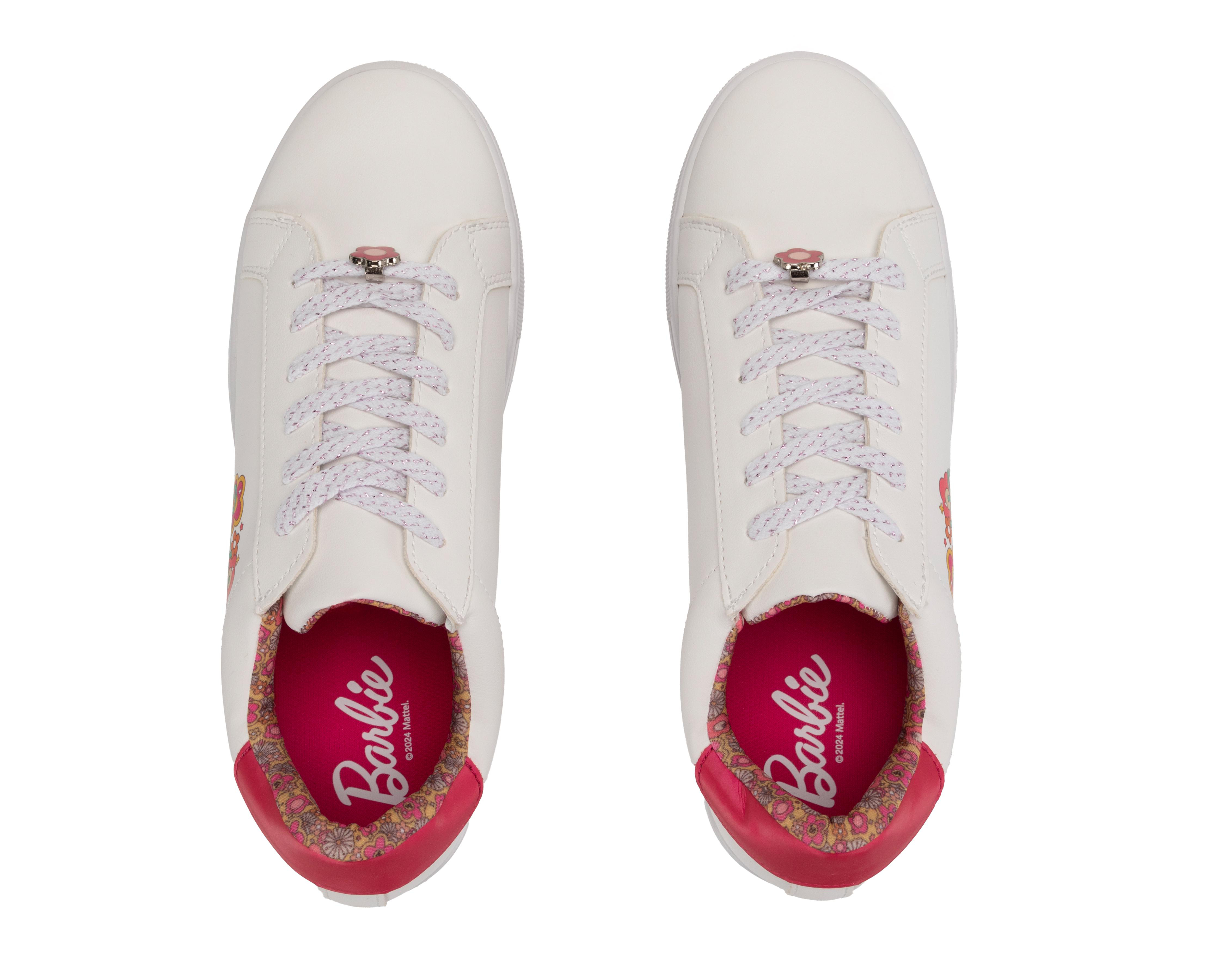 Foto 4 pulgar | Tenis Casuales Barbie para Mujer
