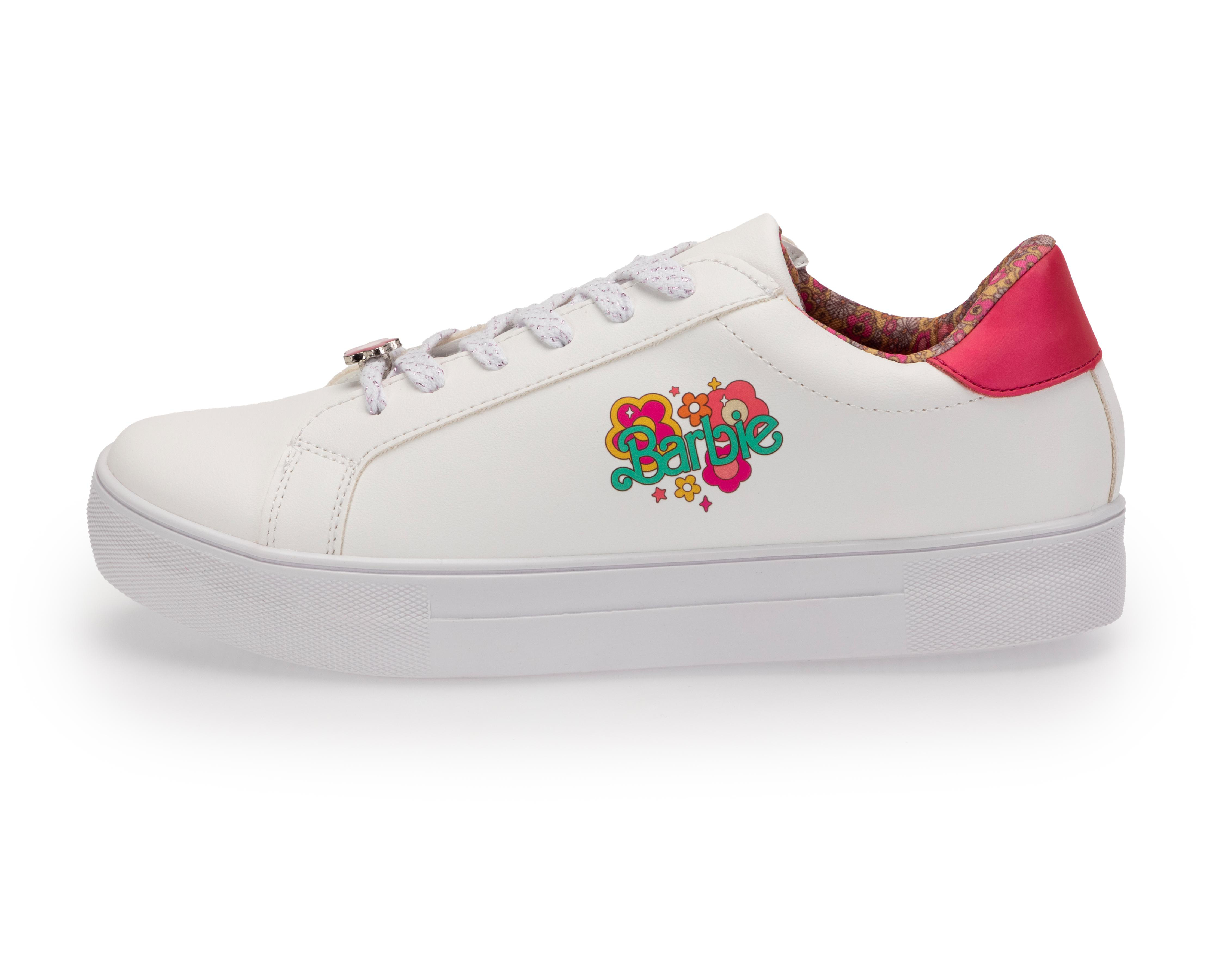 Foto 5 pulgar | Tenis Casuales Barbie para Mujer