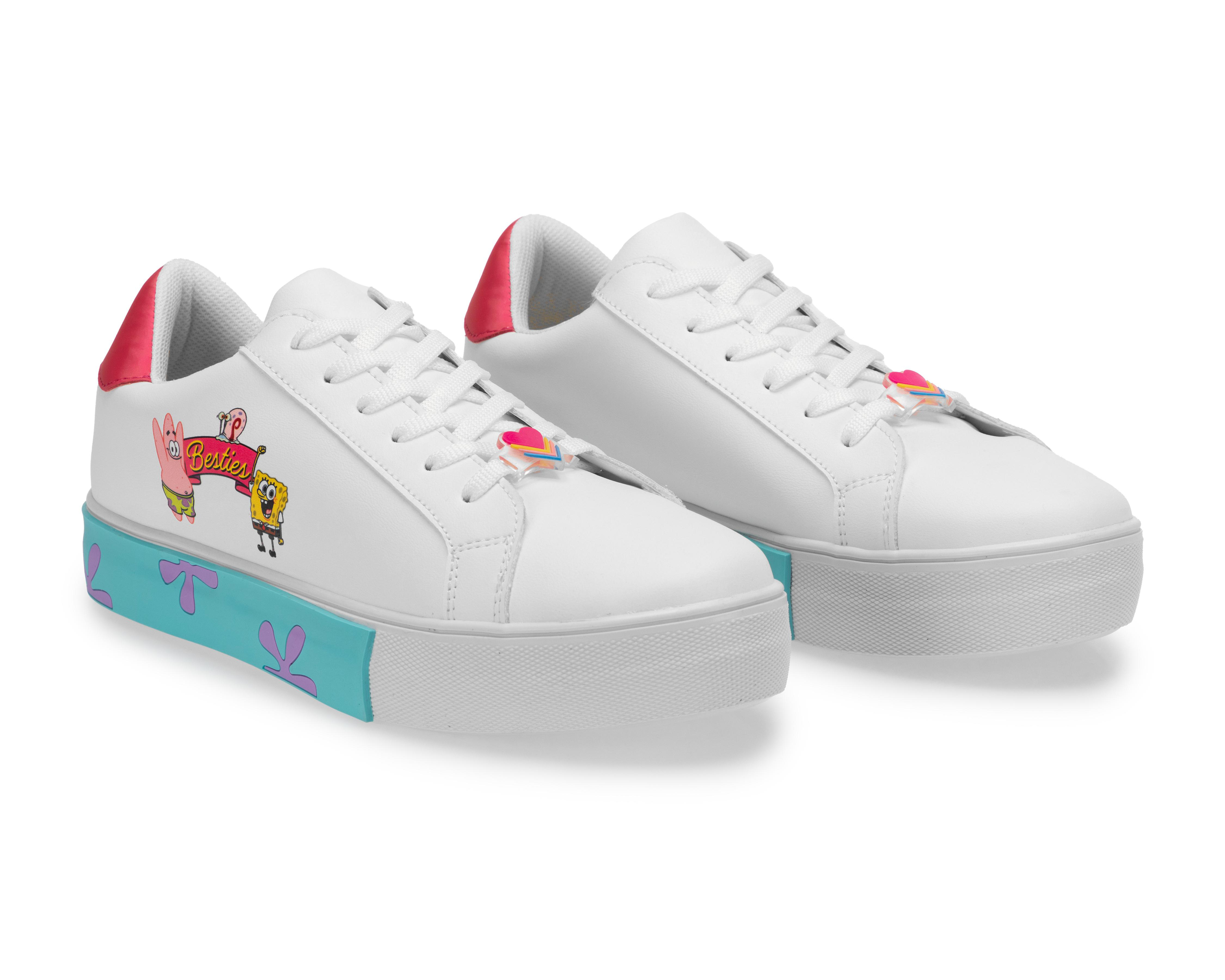 Foto 1 | Tenis Casuales Bob Esponja para Mujer
