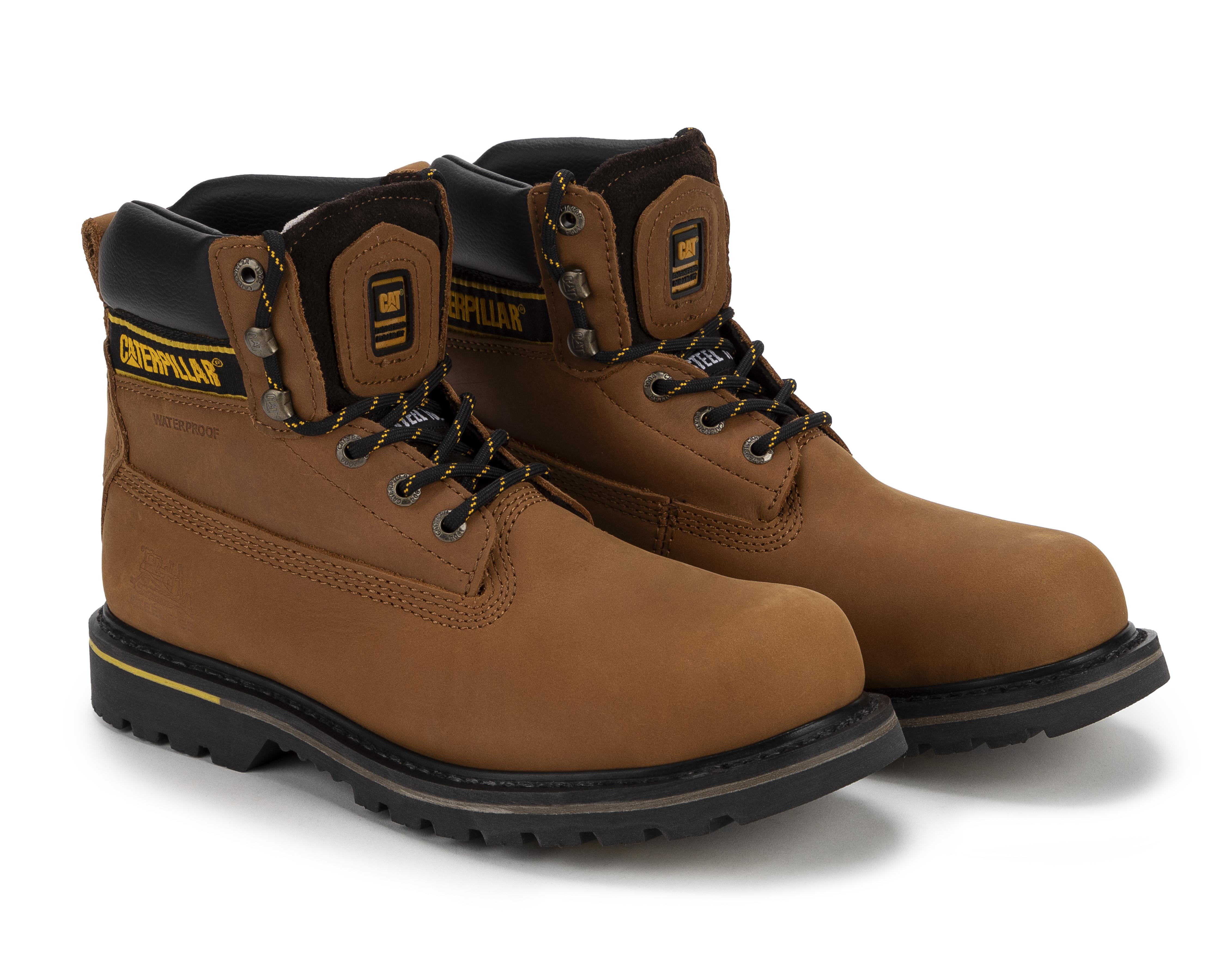 Foto 2 pulgar | Botas de Trabajo CAT Holton de Piel para Hombre