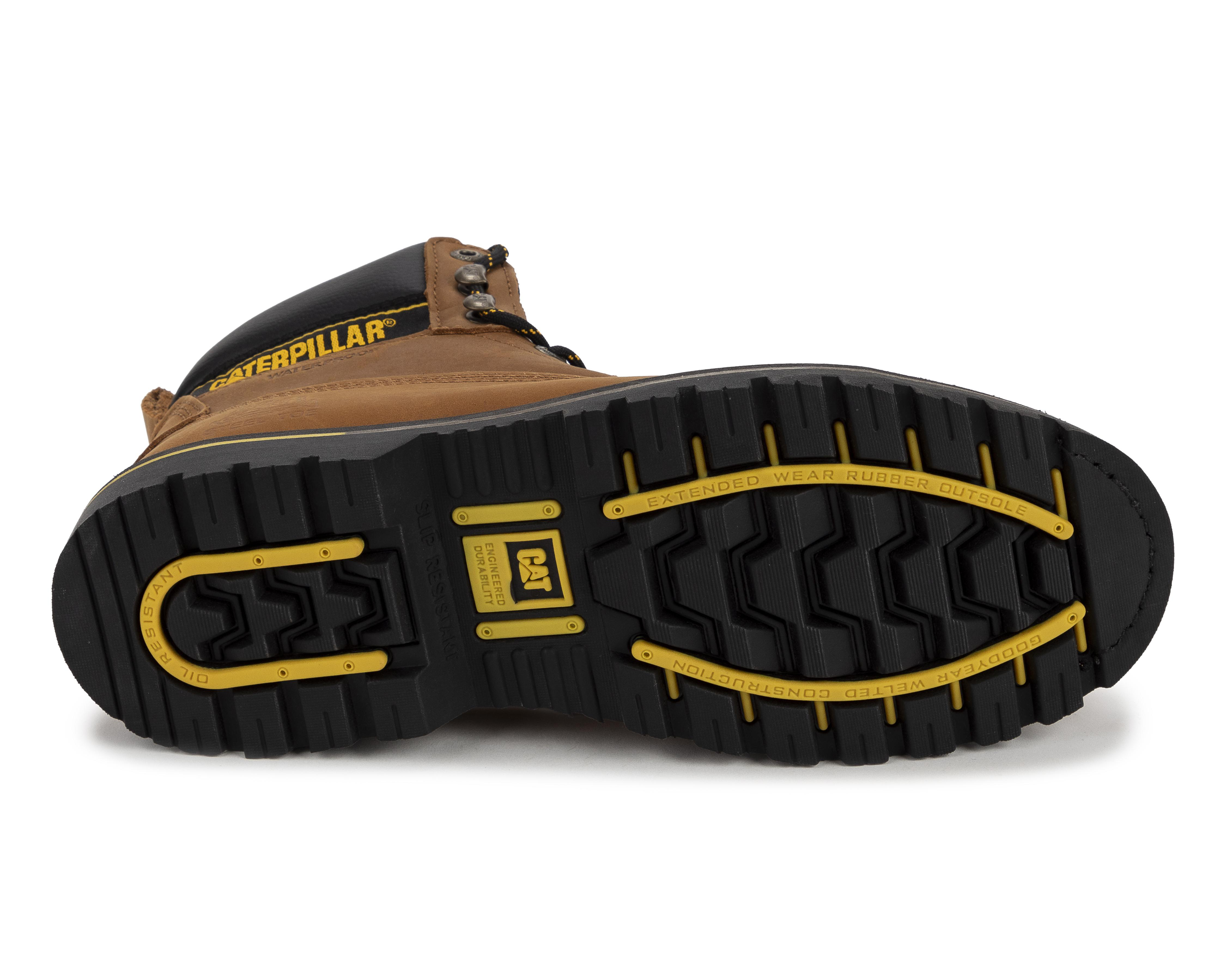 Foto 5 pulgar | Botas de Trabajo CAT Holton de Piel para Hombre