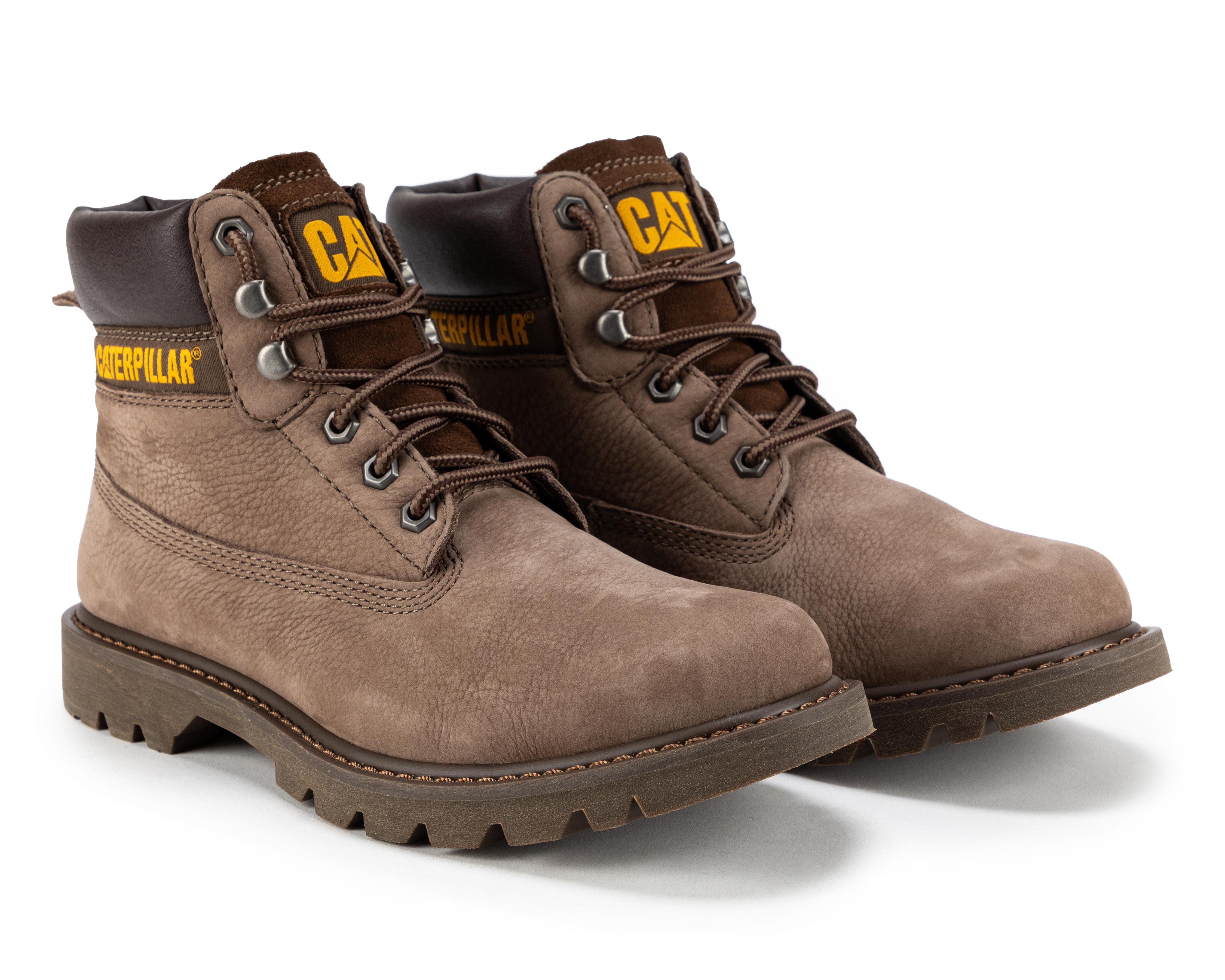 Foto 2 pulgar | Botas de Trabajo CAT de Piel para Hombre