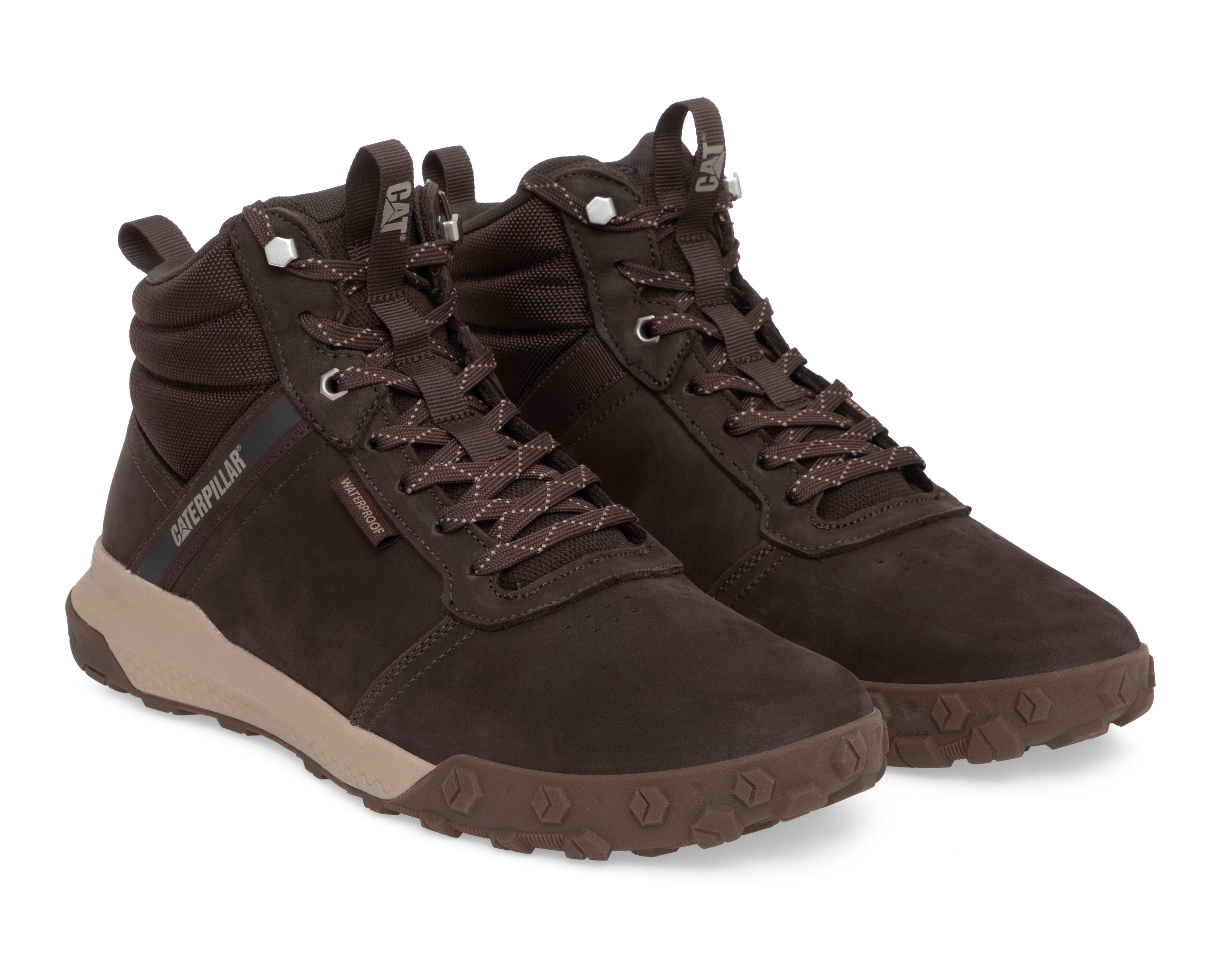 Foto 2 pulgar | Tenis CAT Hex Ready Mid WP de Piel para Hombre