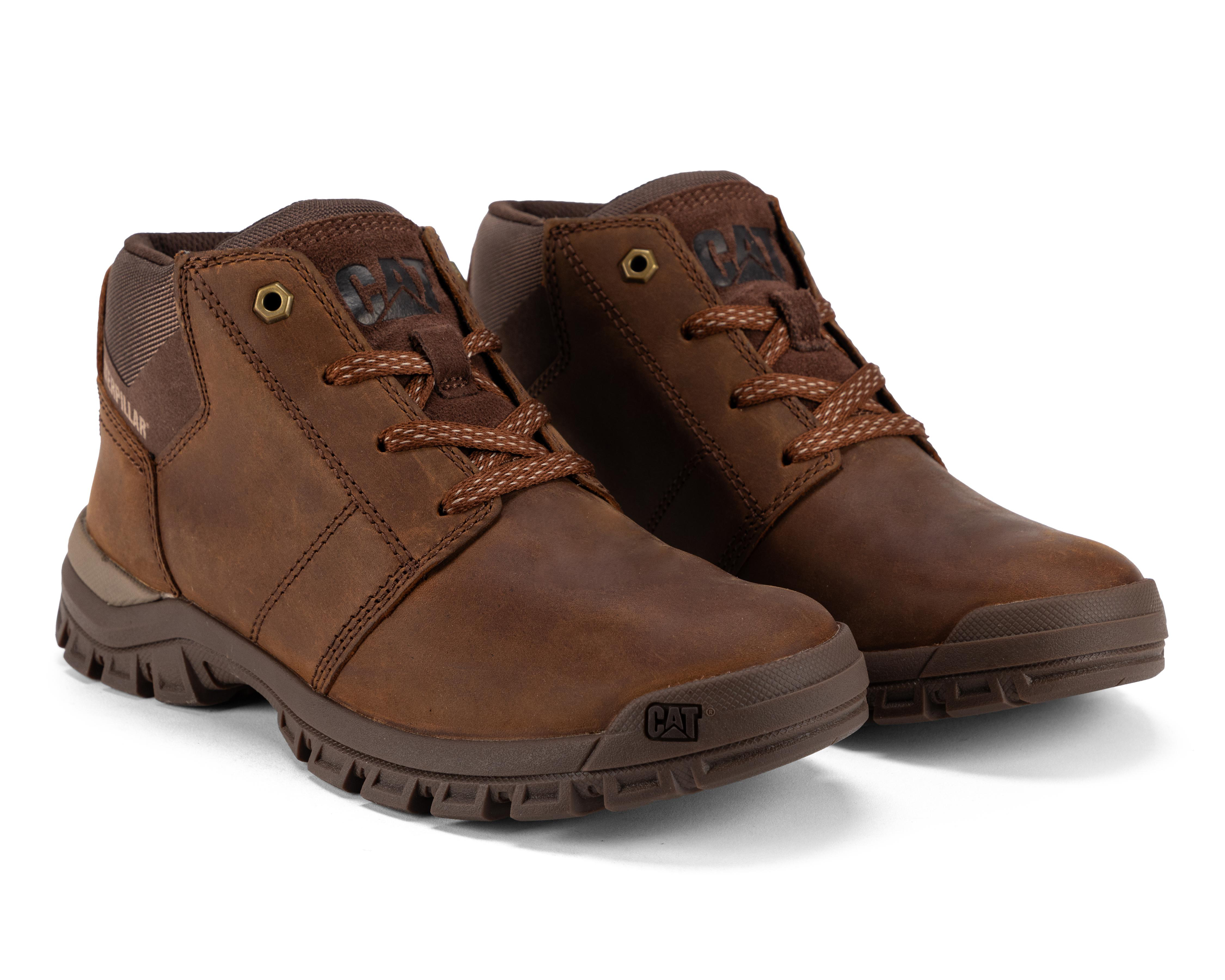 Foto 2 pulgar | Botas Casuales CAT de Piel para Hombre