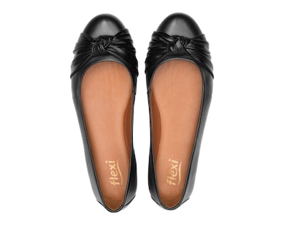 Foto 3 | Zapatos Casuales Flexi de Piel para Mujer