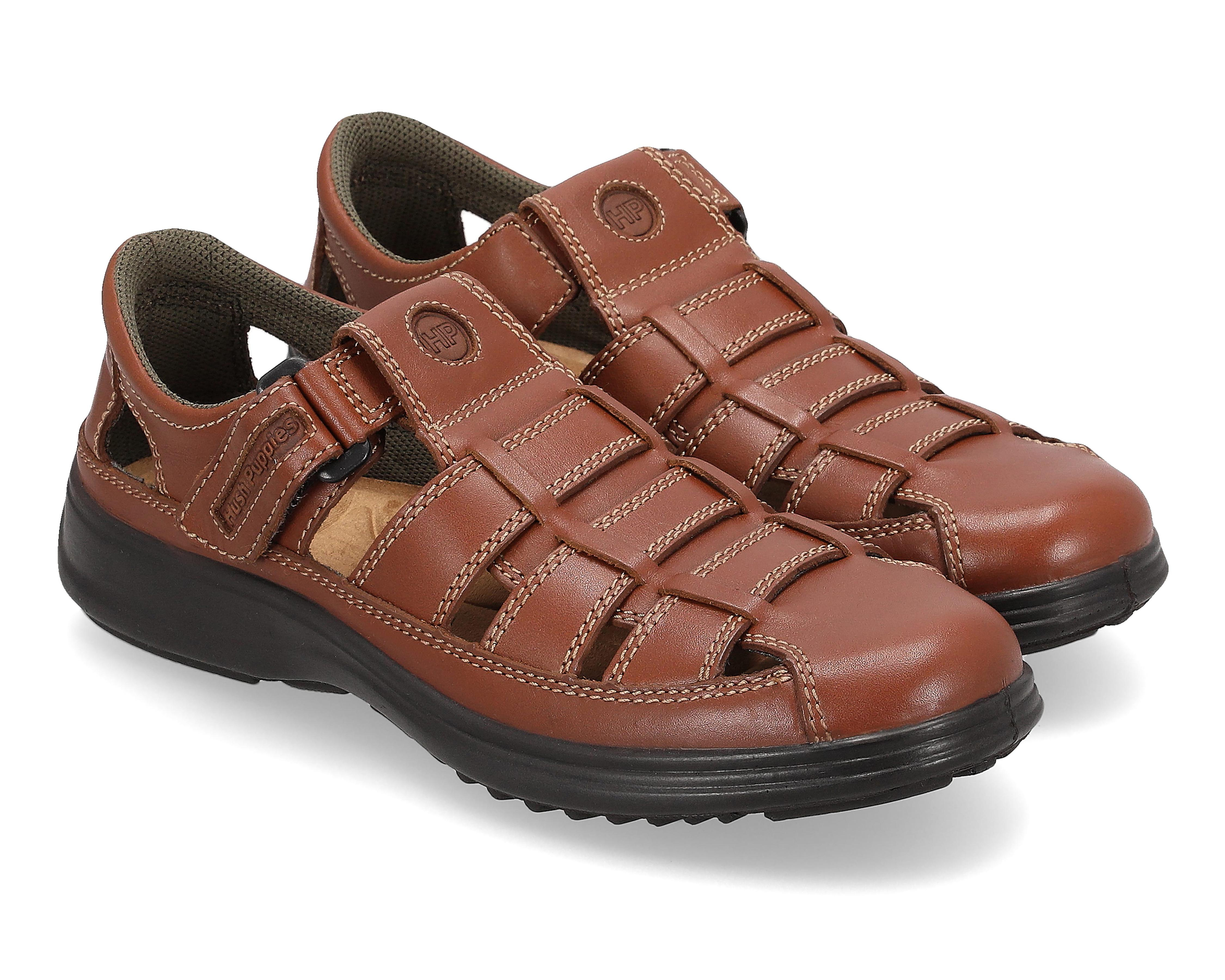 Foto 2 pulgar | Sandalias Casuales Hush Puppies de Piel para Hombre