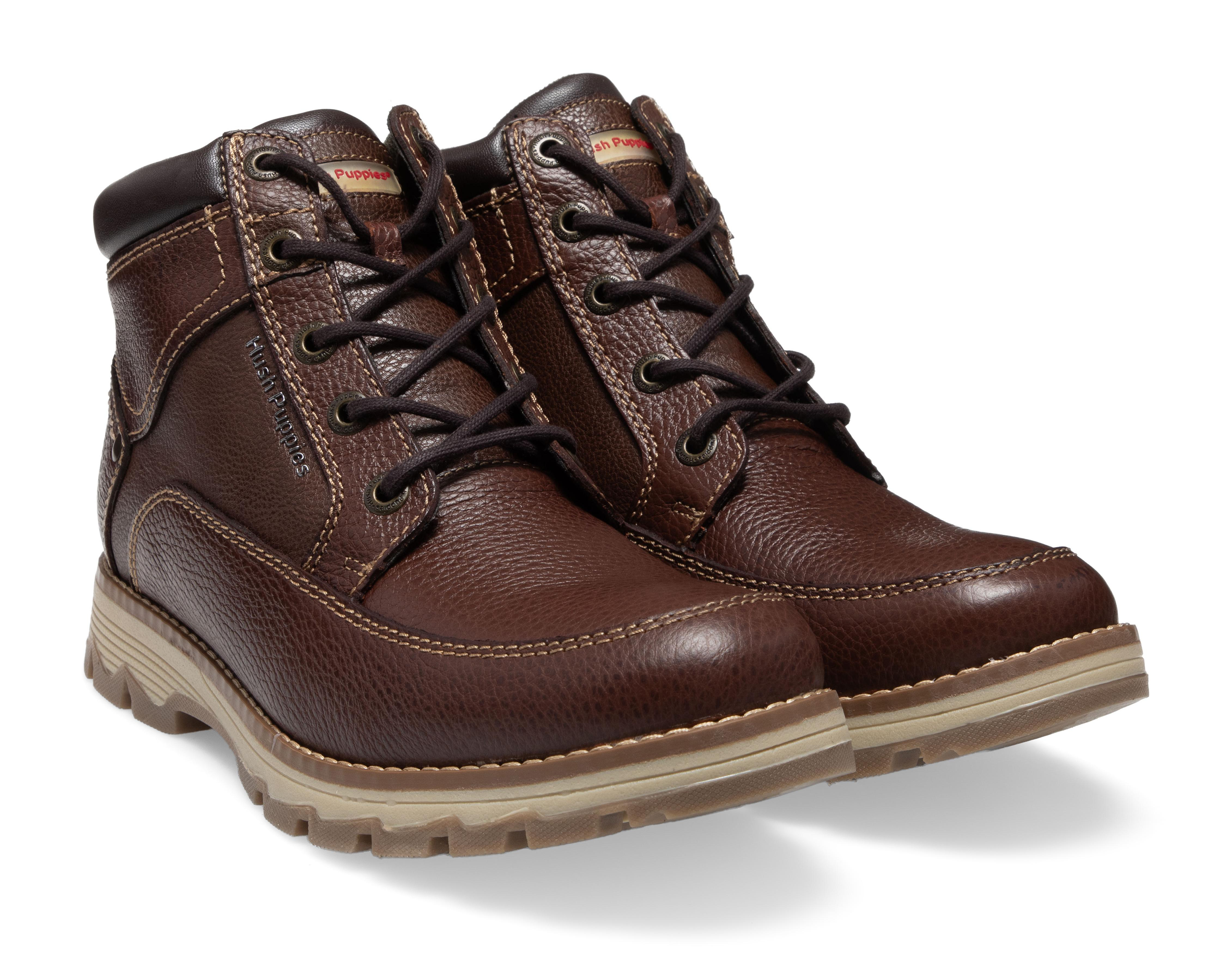 Foto 2 pulgar | Botas Casuales Hush Puppies de Piel para Hombre