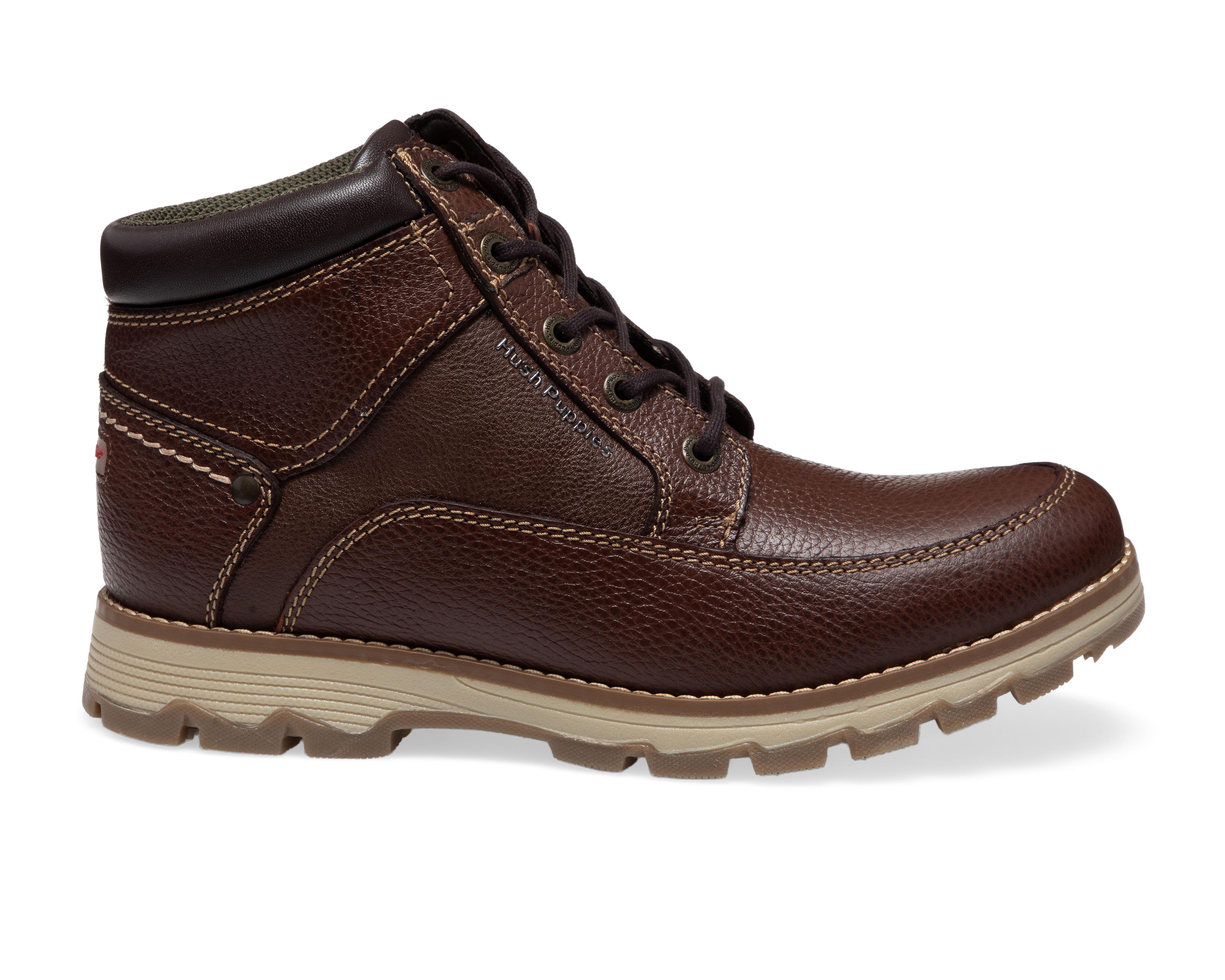 Foto 3 pulgar | Botas Casuales Hush Puppies de Piel para Hombre