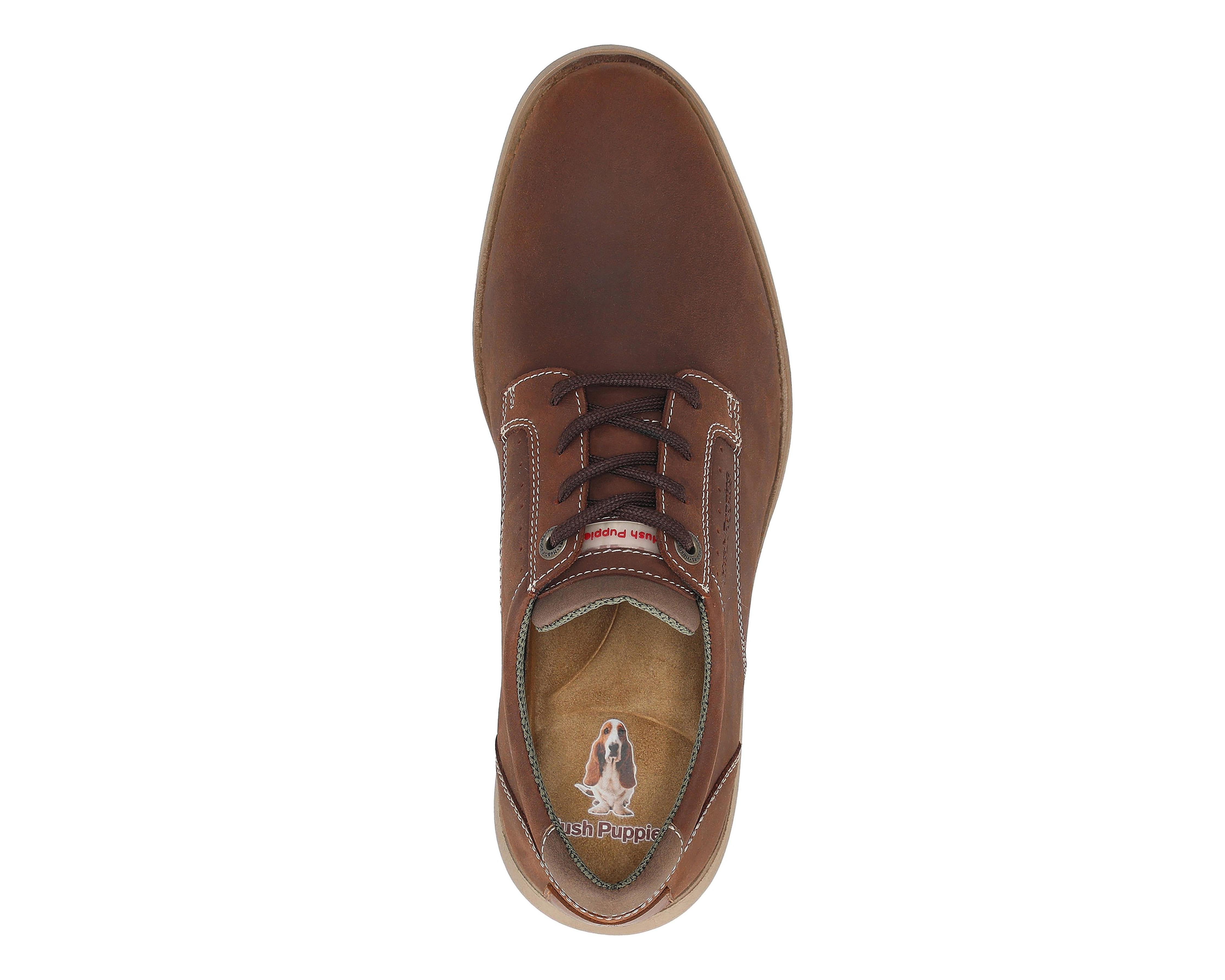 Foto 4 pulgar | Zapatos Casuales Hush Puppies de Piel para Hombre