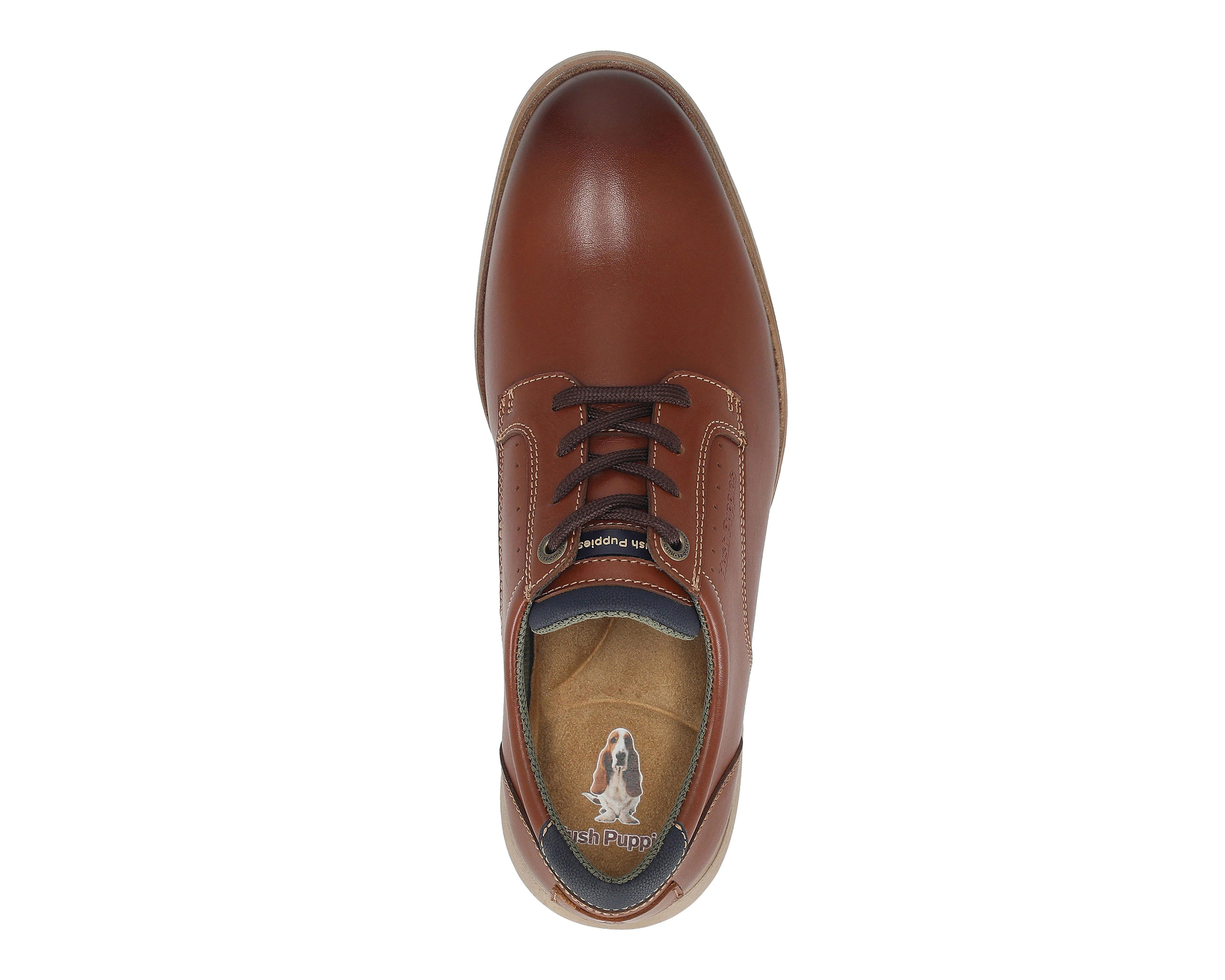 Foto 4 pulgar | Zapatos Casuales Hush Puppies de Piel para Hombre