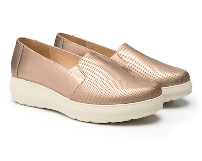 Foto 1 | Mocasines Flexi de Piel para Mujer