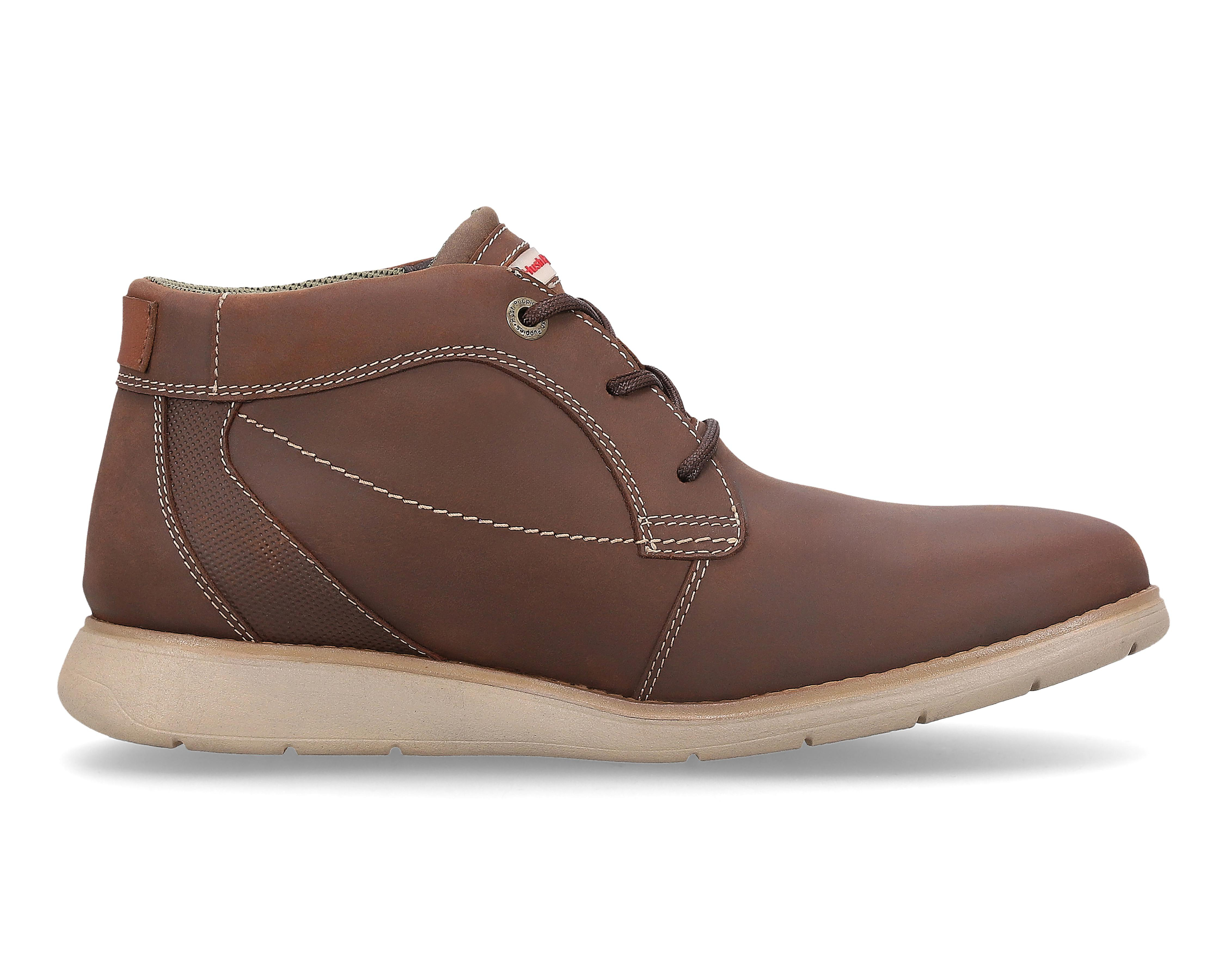 Foto 5 pulgar | Zapatos Casuales Hush Puppies de Piel para Hombre