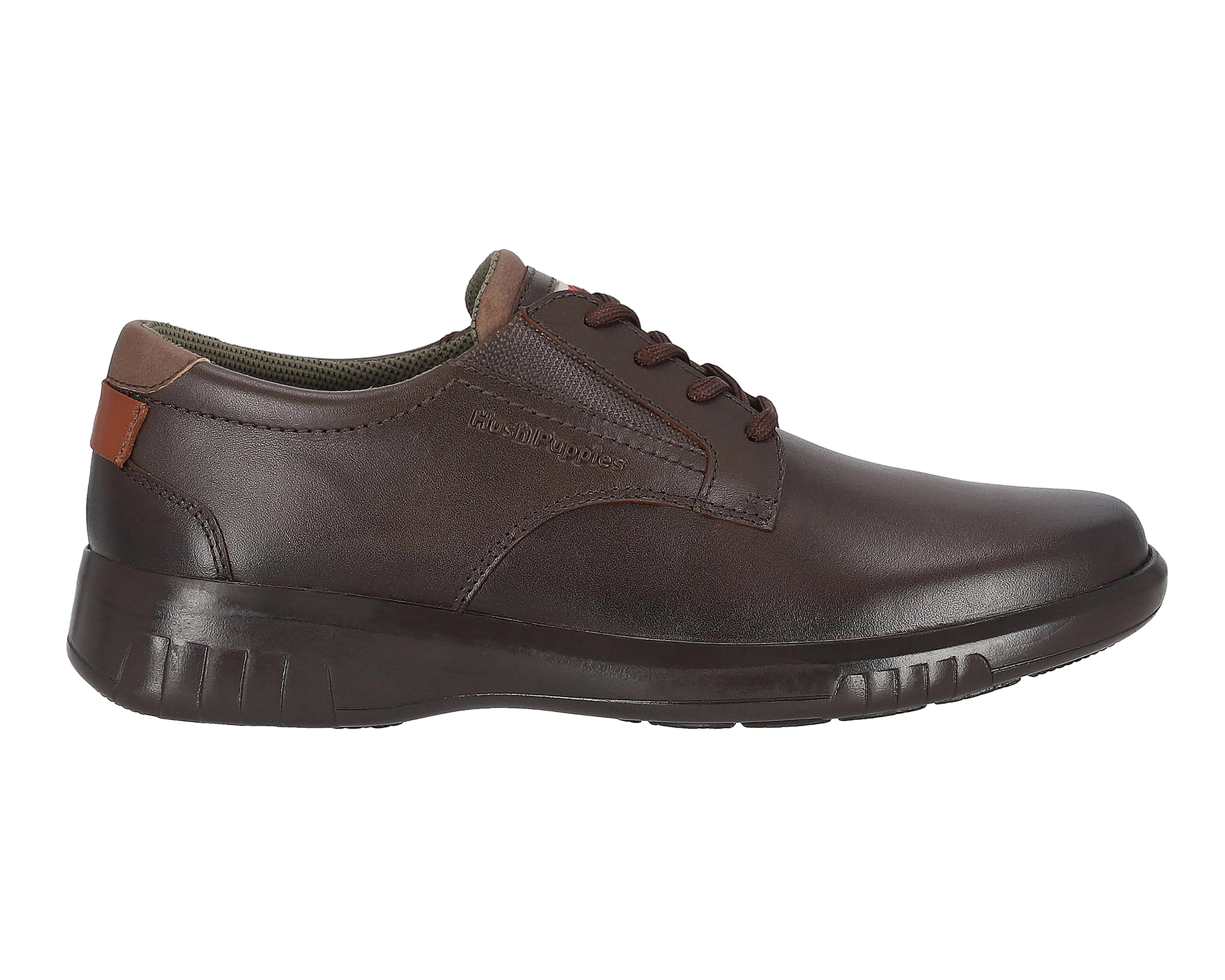 Foto 5 pulgar | Zapatos Casuales Hush Puppies de Piel para Hombre