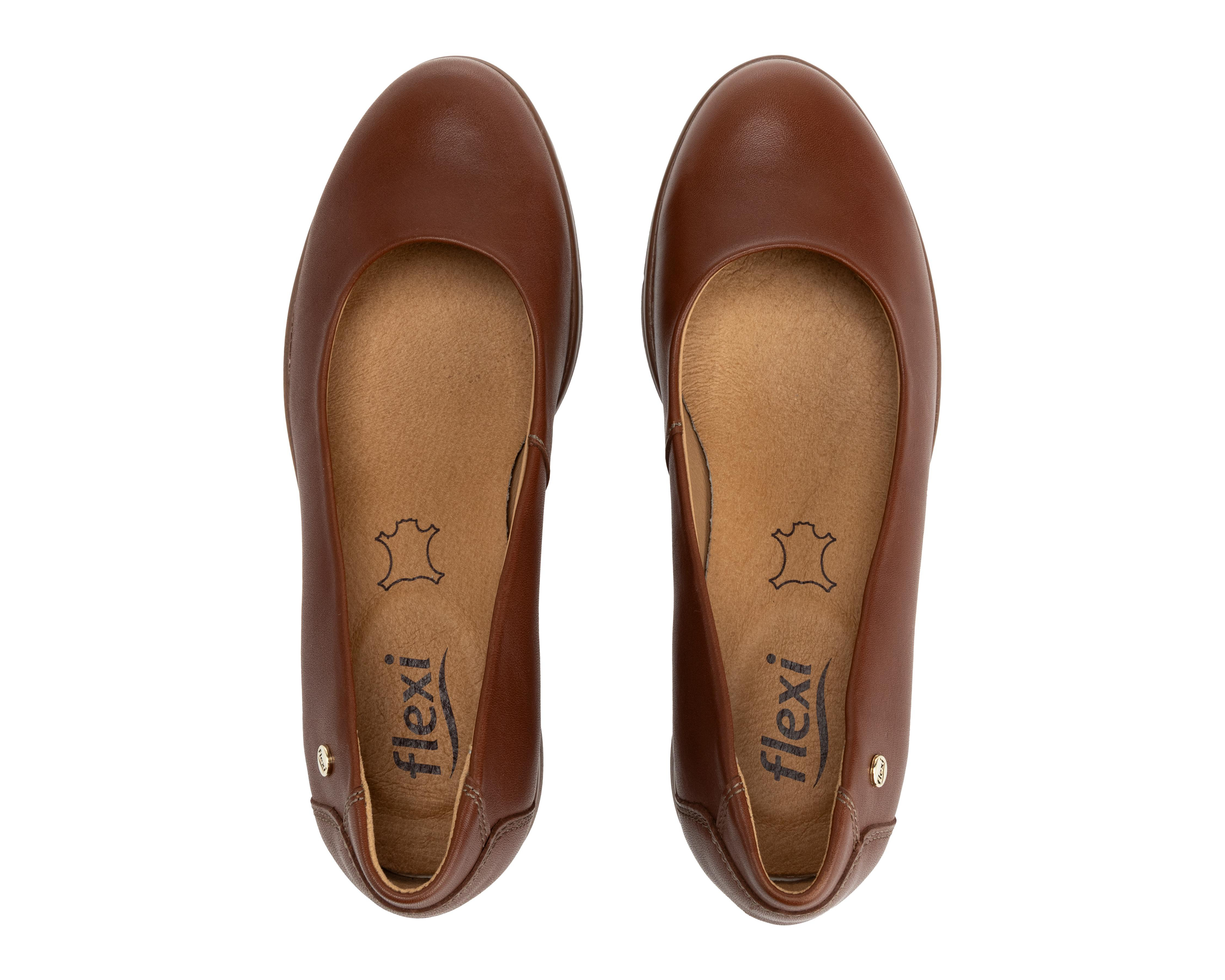 Foto 3 | Flats Confort Flexi de Piel para Mujer