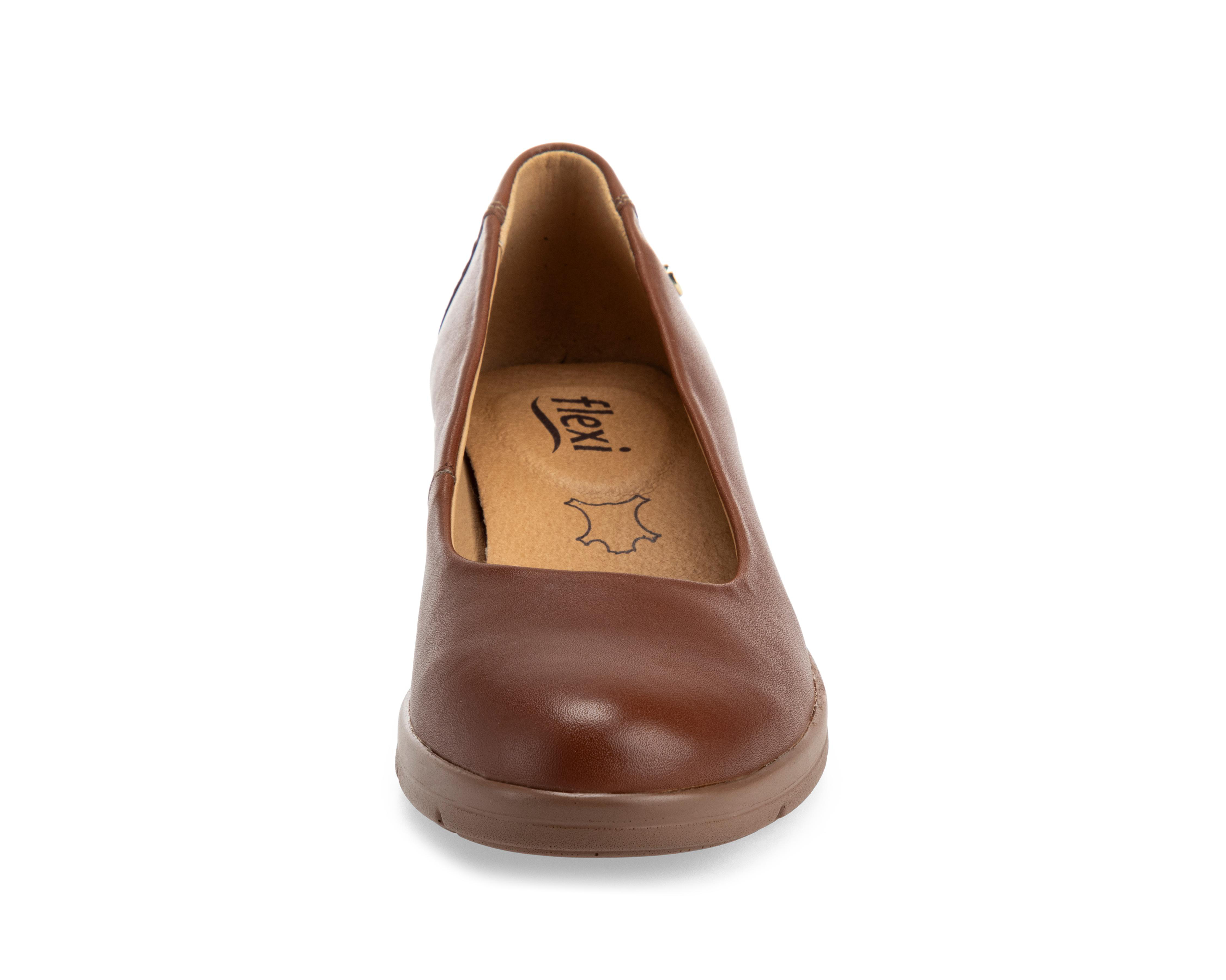 Foto 5 | Flats Confort Flexi de Piel para Mujer