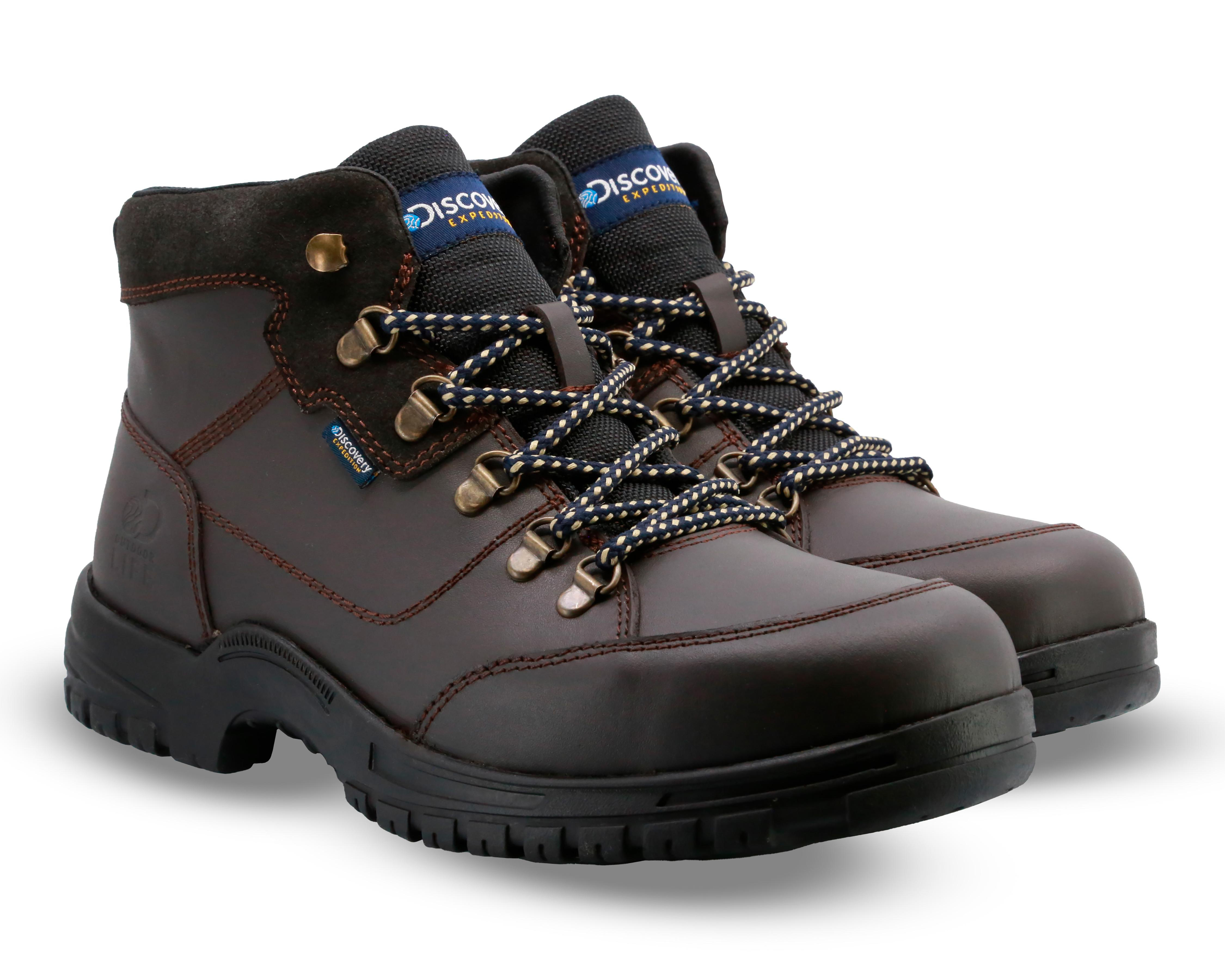 Foto 2 pulgar | Botas Outdoor Discovery Jasper de Piel para Hombre