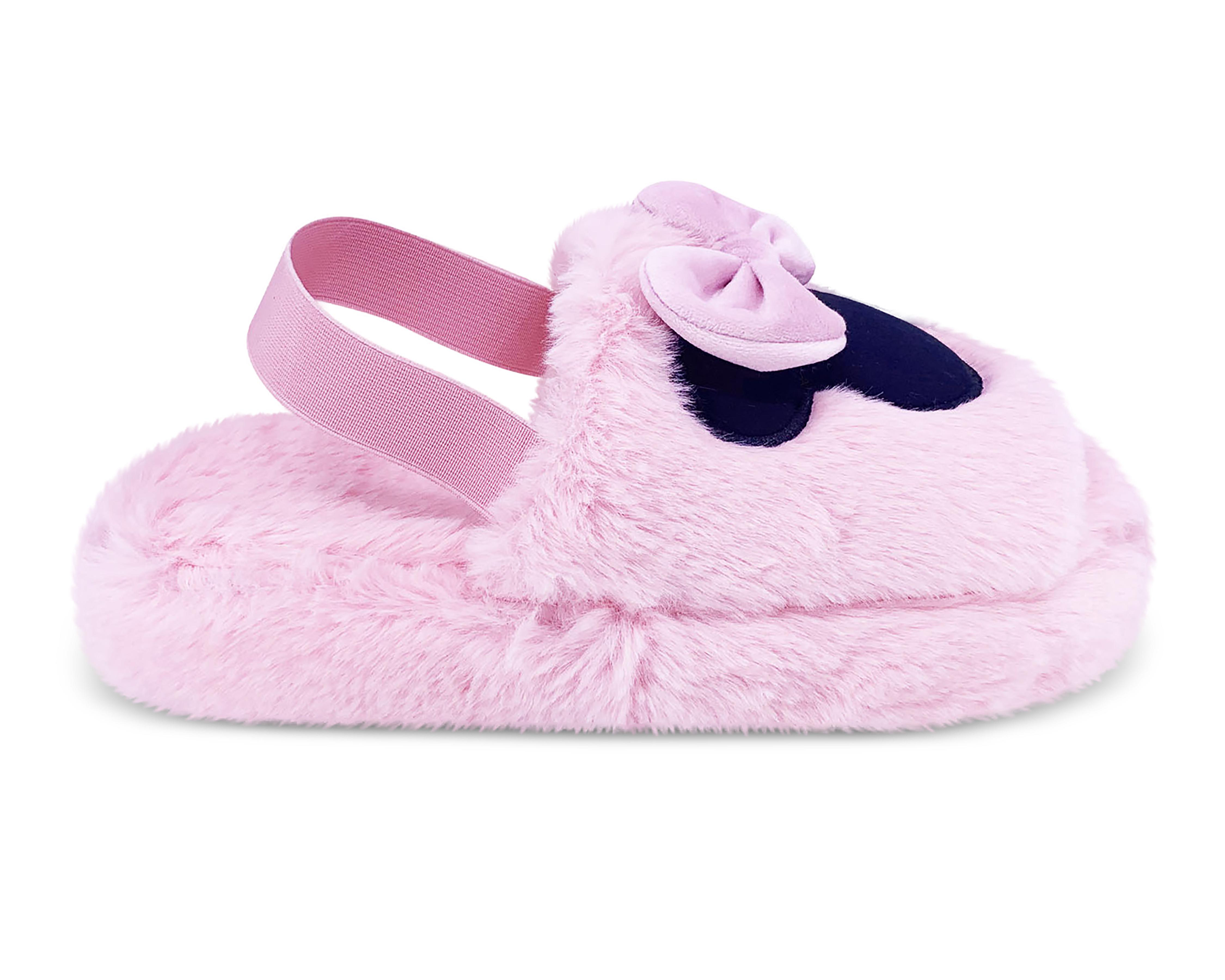 Foto 5 pulgar | Pantuflas de Minnie Mouse para Mujer Disney