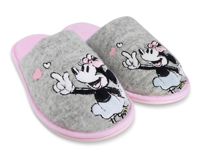 Foto 1 | Pantuflas de Minnie Mouse para Mujer Disney