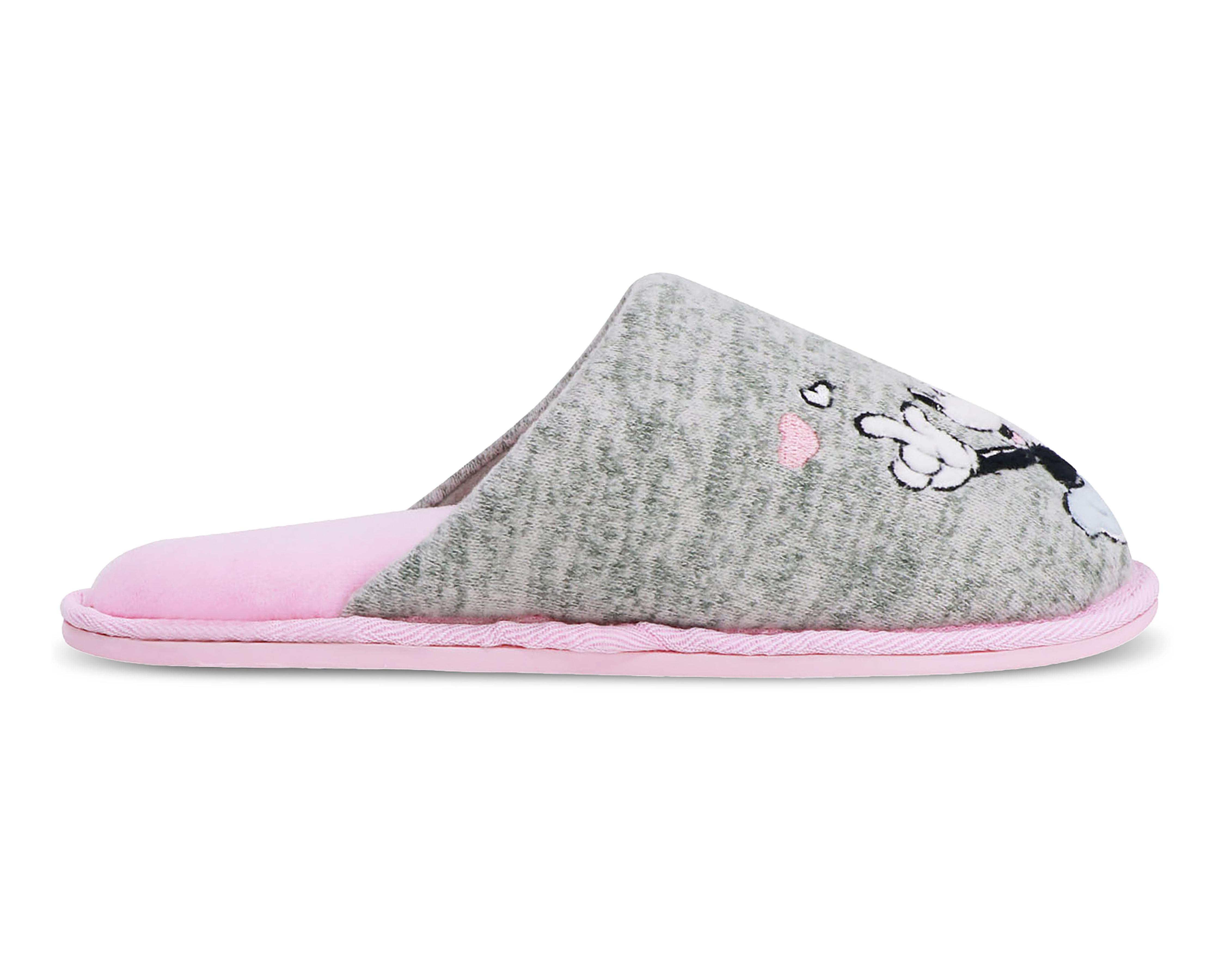 Foto 4 | Pantuflas de Minnie Mouse para Mujer Disney