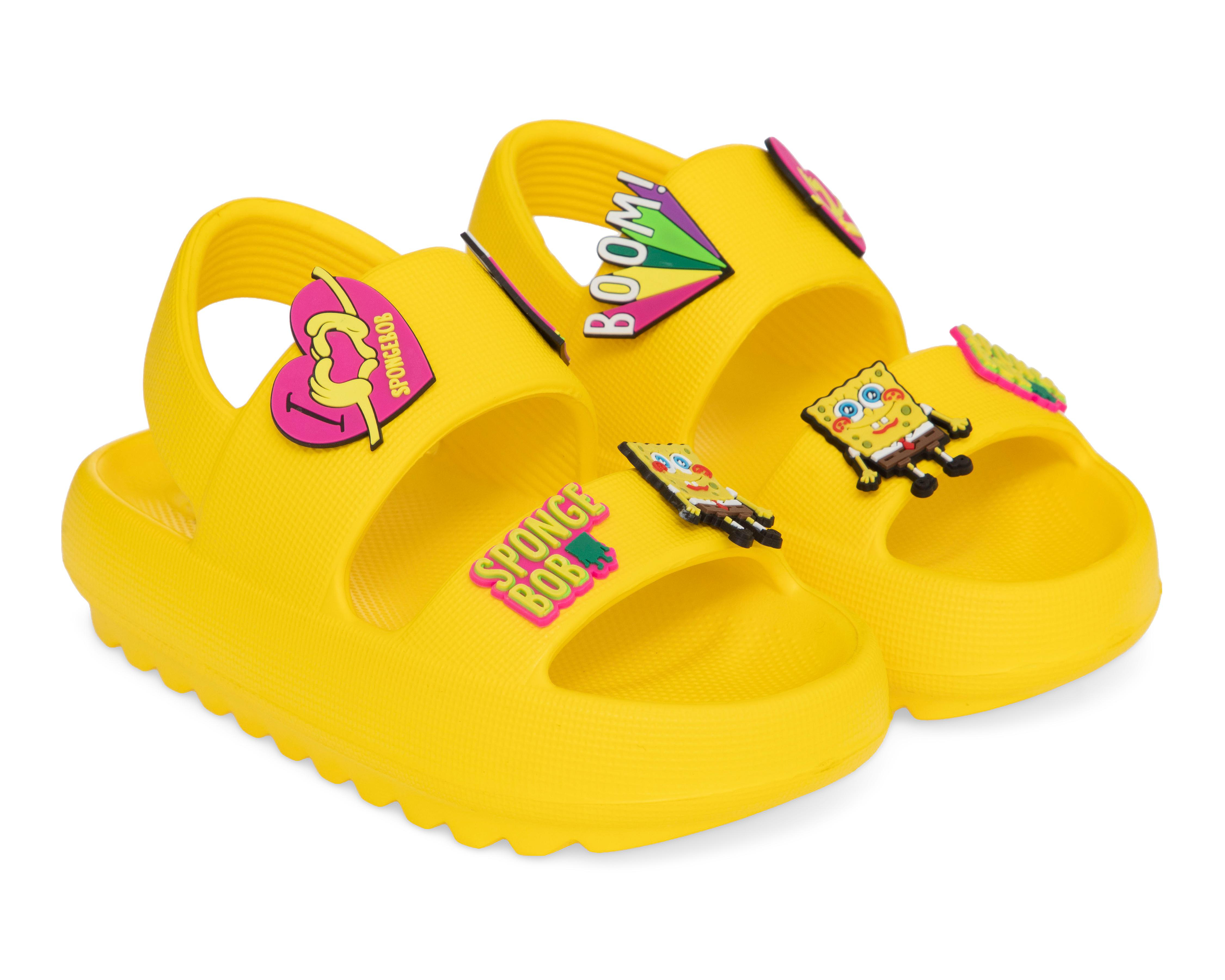 Foto 2 pulgar | Sandalias Bob Esponja para Niña