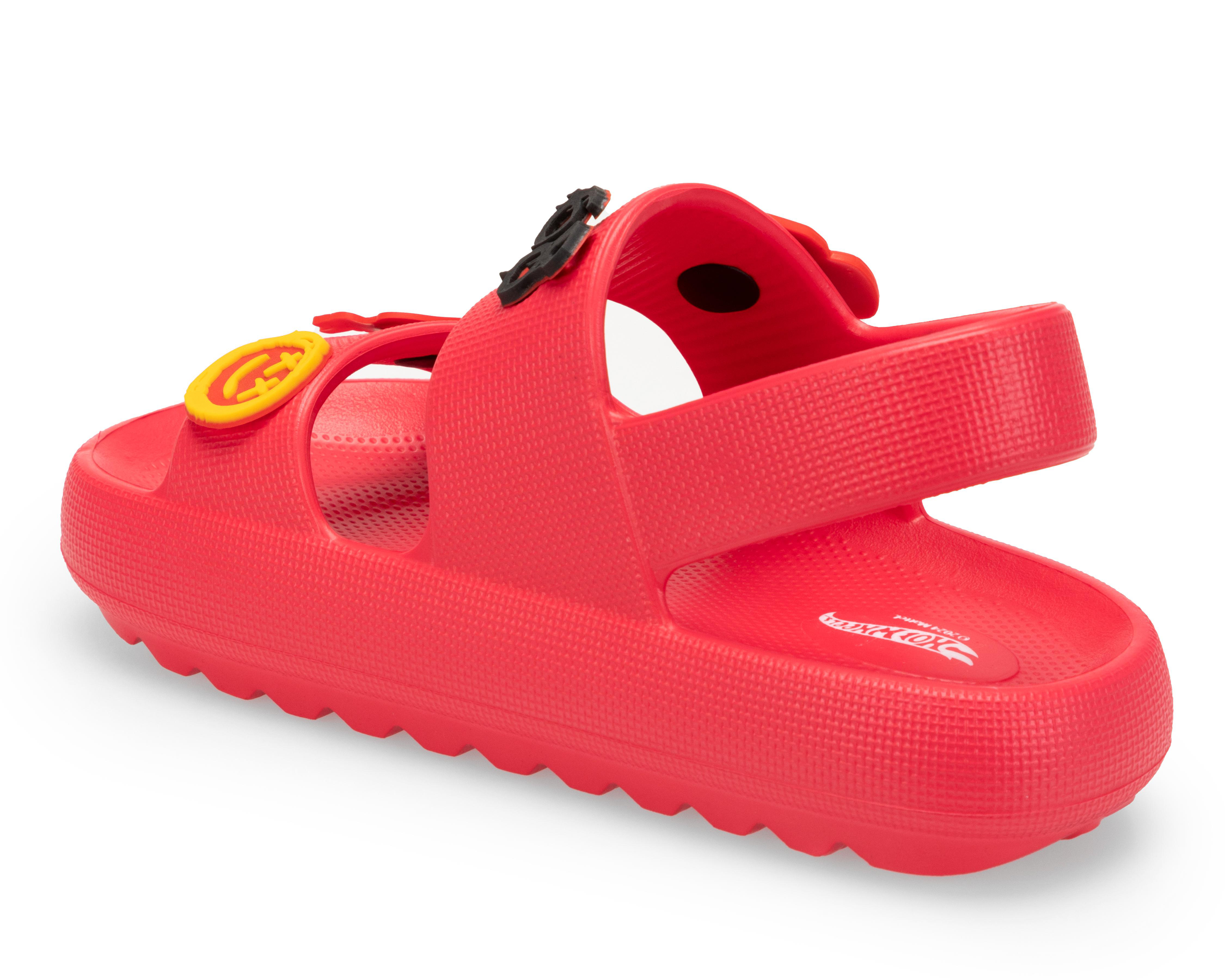Foto 4 pulgar | Sandalias Hot Wheels para Niño